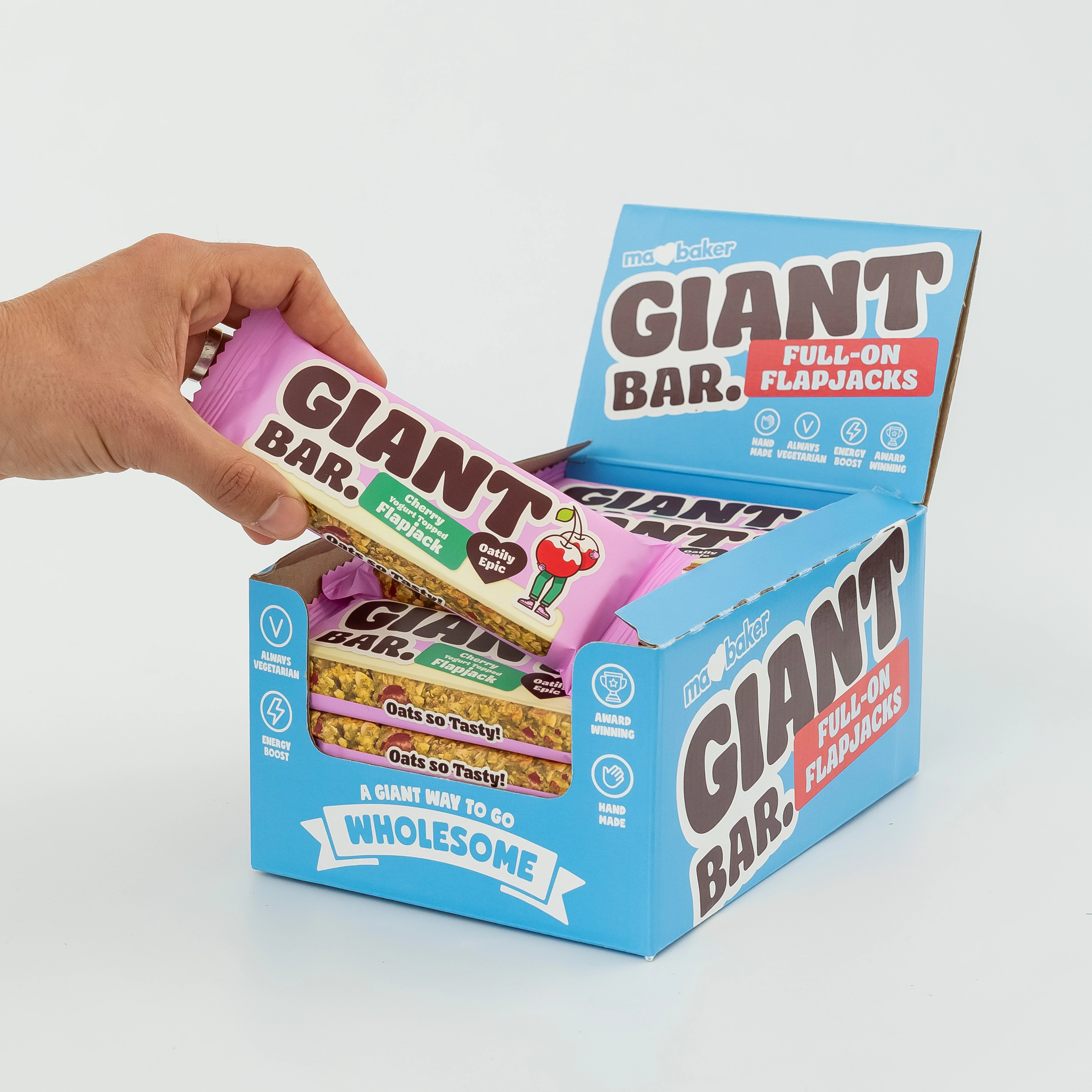Giant Flapjack Yoghurt Bar (20x100g) - Image 3