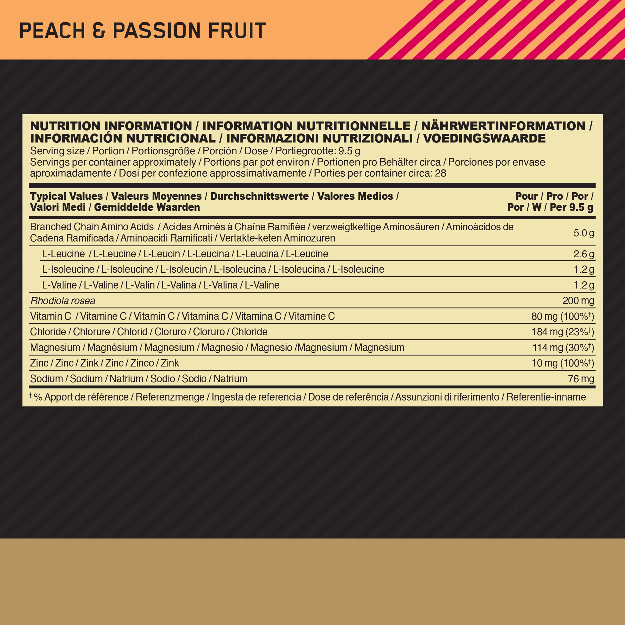 Gold Standard BCAA Train&Sustain (266g) - Image 29