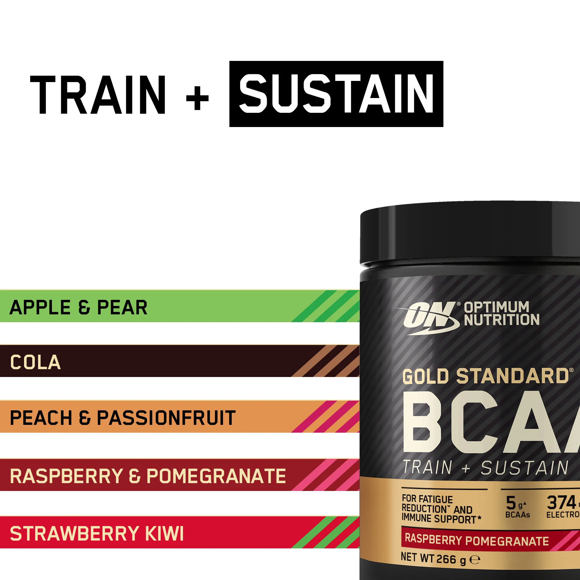 Gold Standard BCAA Train&Sustain (266g) - Image 7