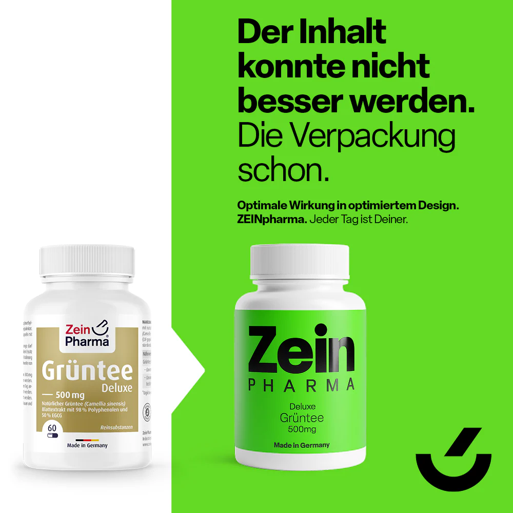 Grüntee Deluxe 500mg (60 Kapseln) - Image 3