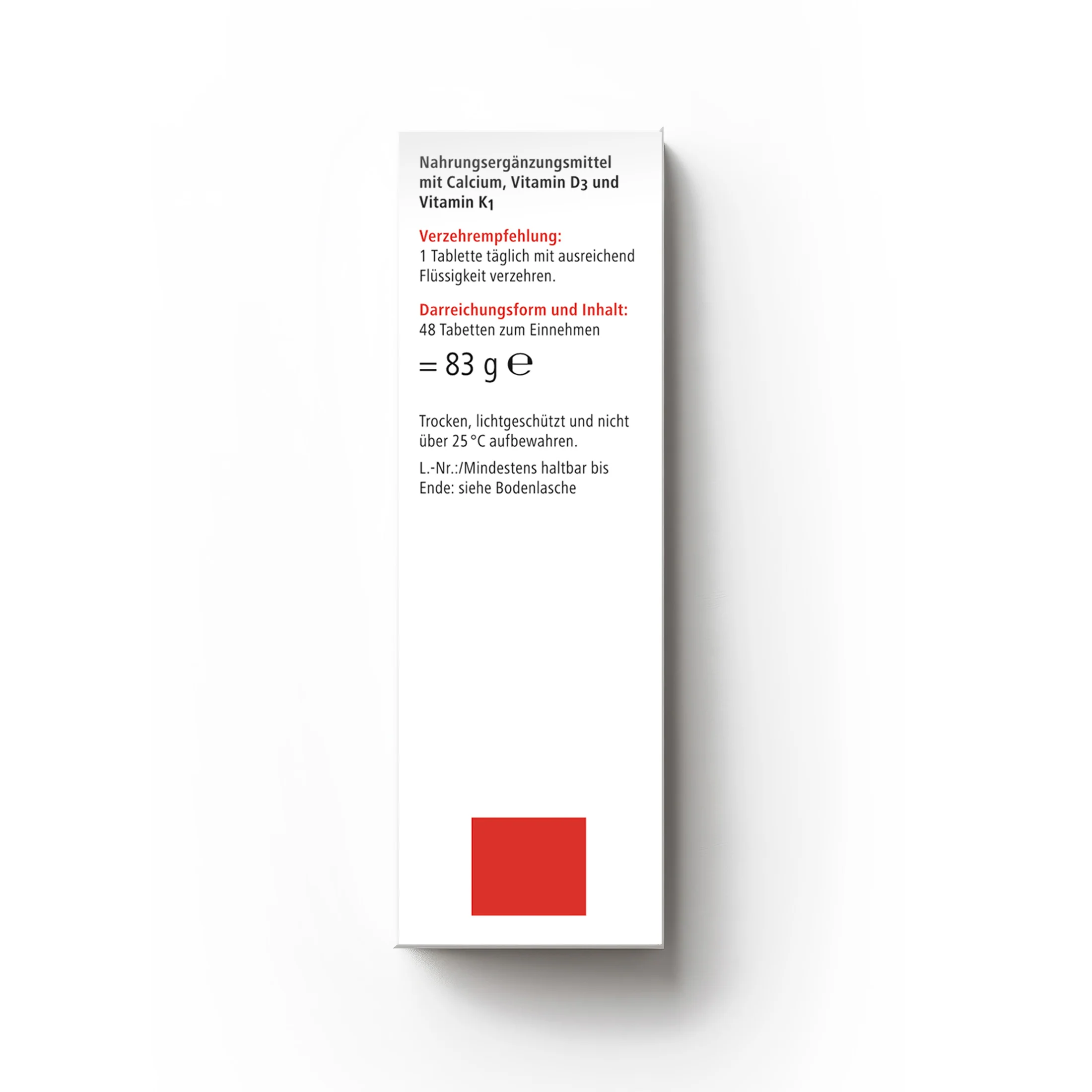 Heilusan Calcium 600 + Vitamin D3 (48 Tabletten) - Image 4