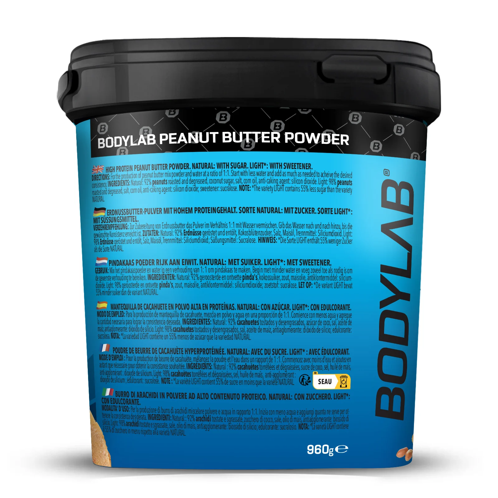 High Protein Peanut Butter Powder (960g) - Image 9