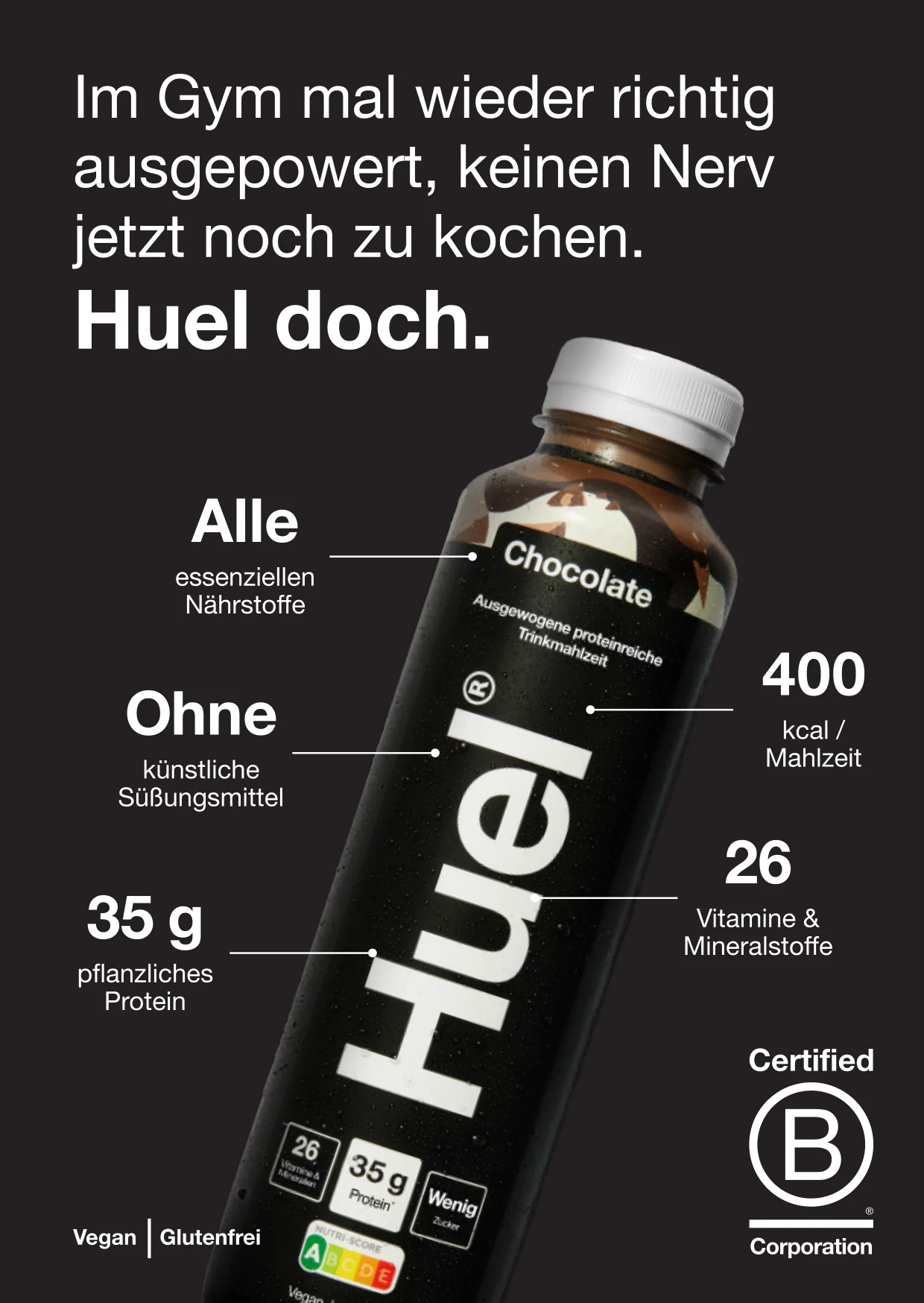 Huel Black Edition Trinkmahlzeit (500ml) - Image 8
