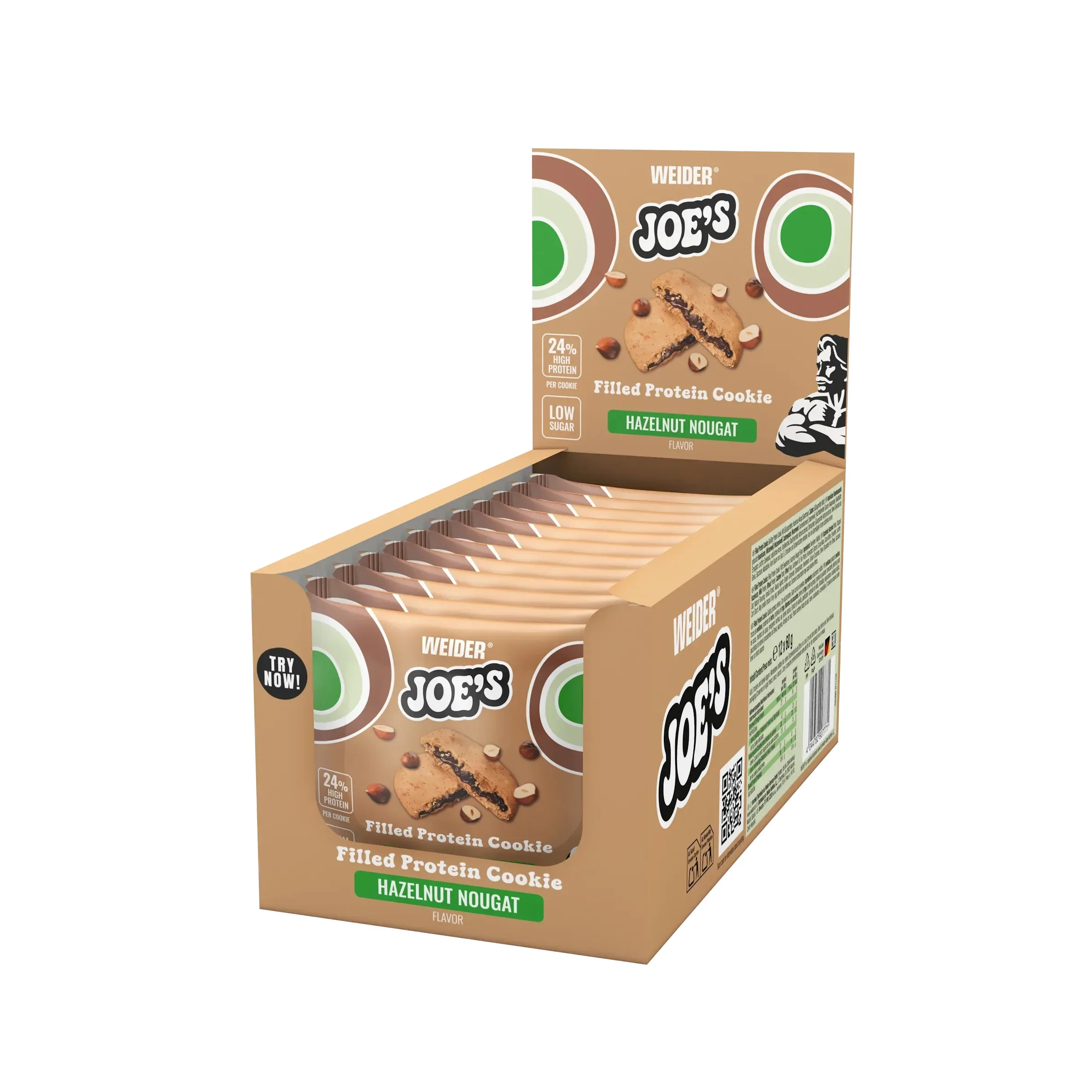 Joe's Filled Protein Cookie (12x60g) - Image 2