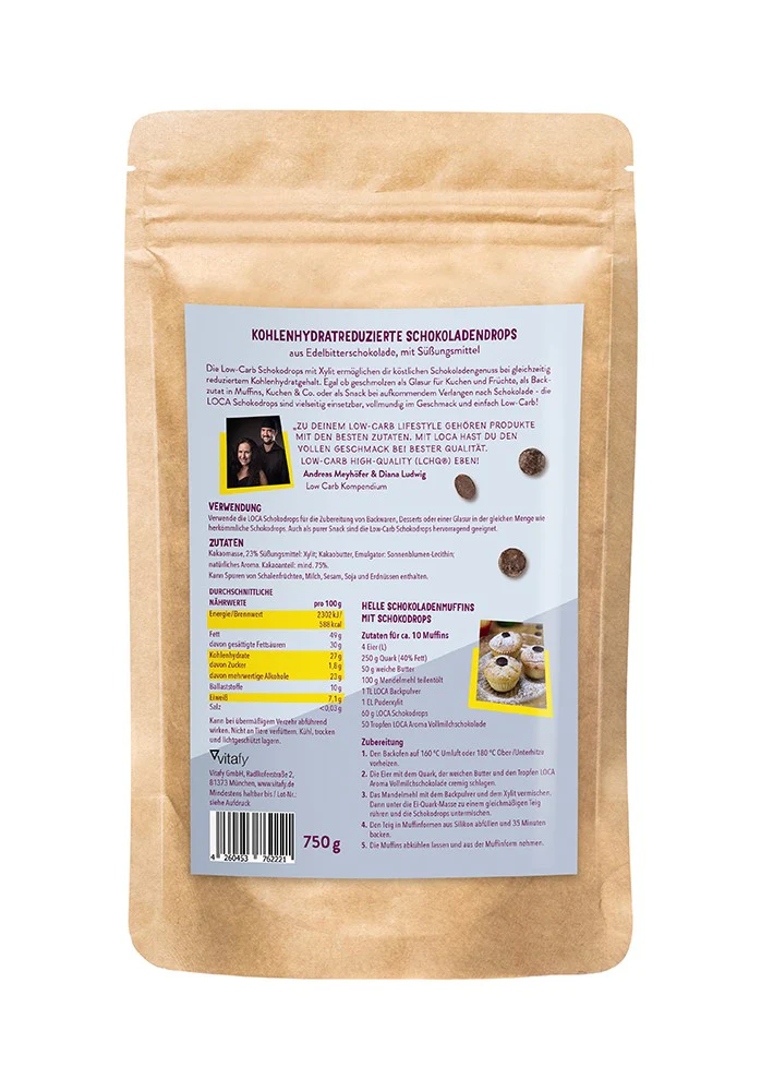Kohlenhydratreduzierte Schokodrops (750g) - Image 2