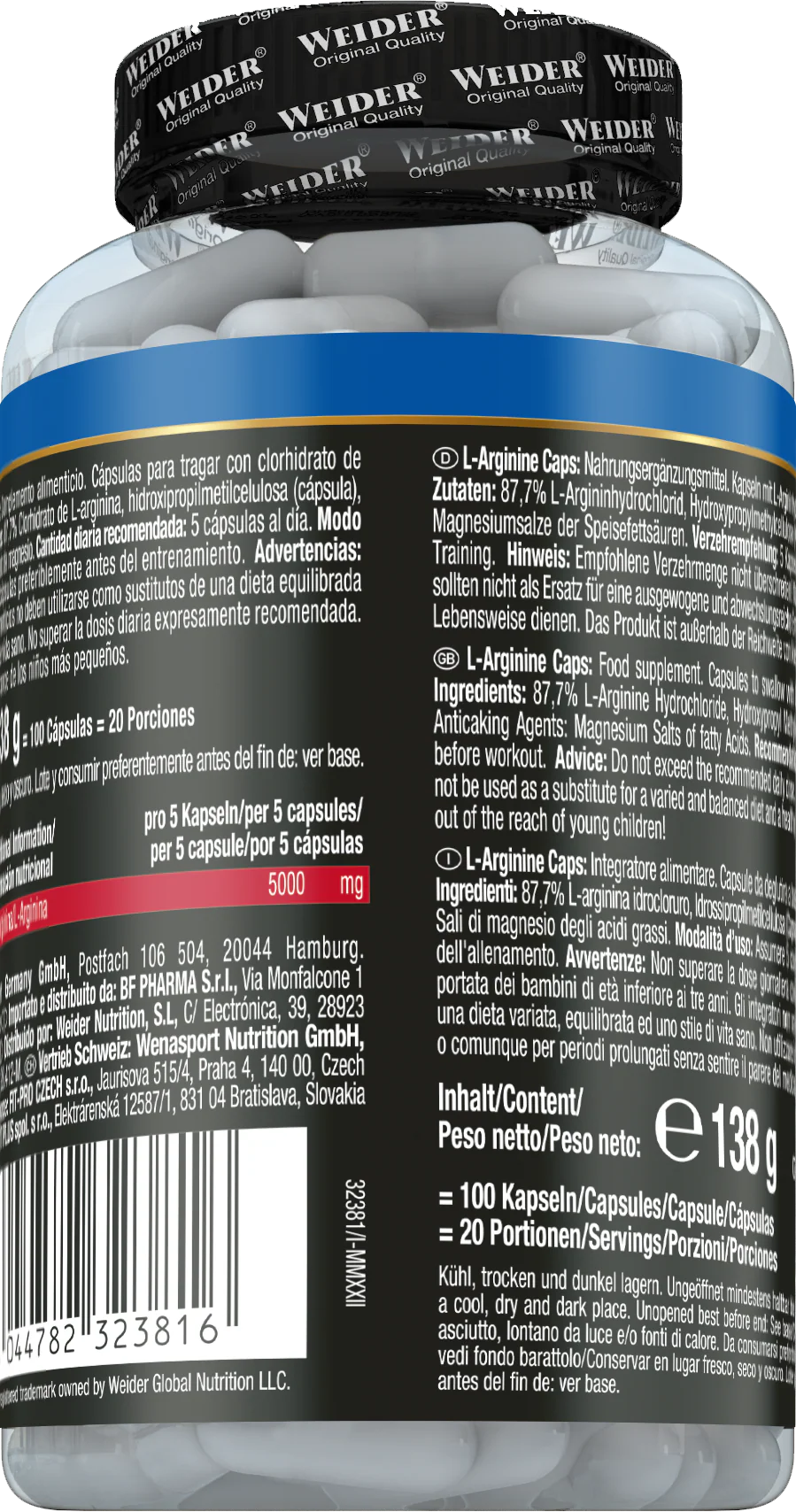 L-Arginine (100 Kapseln) - Image 2