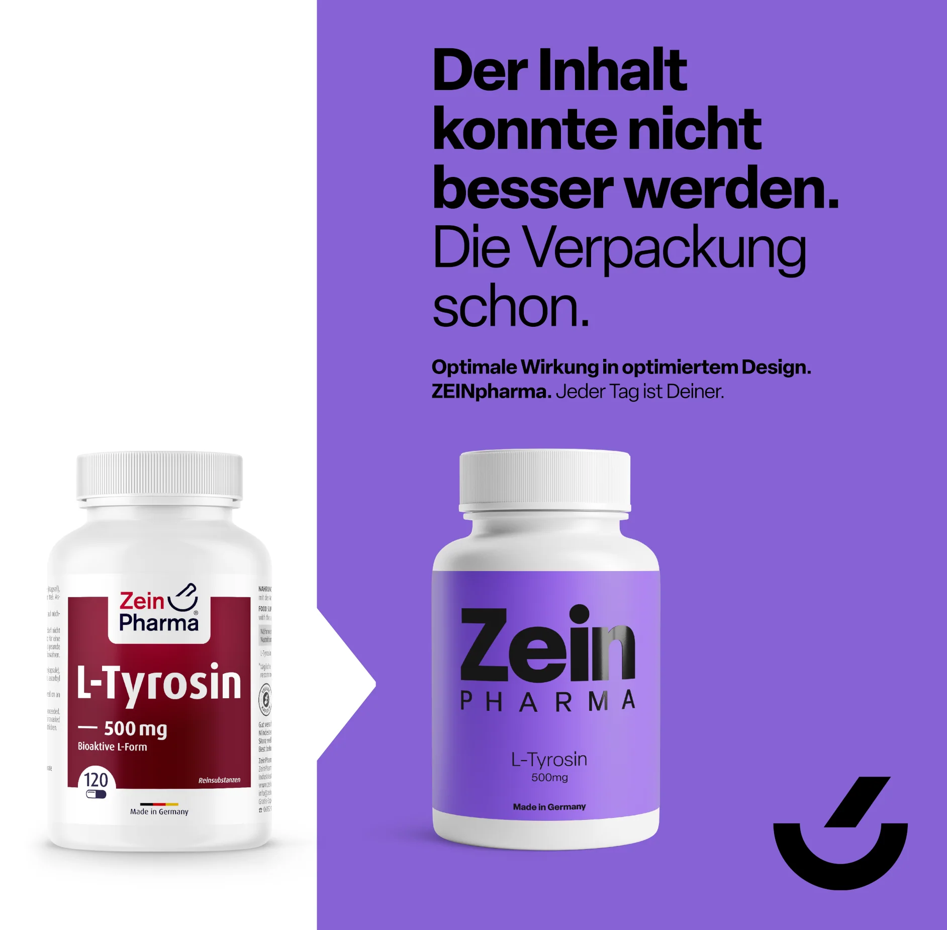 L-Tyrosin Kapseln 500mg (120 Kapsel) - Image 3