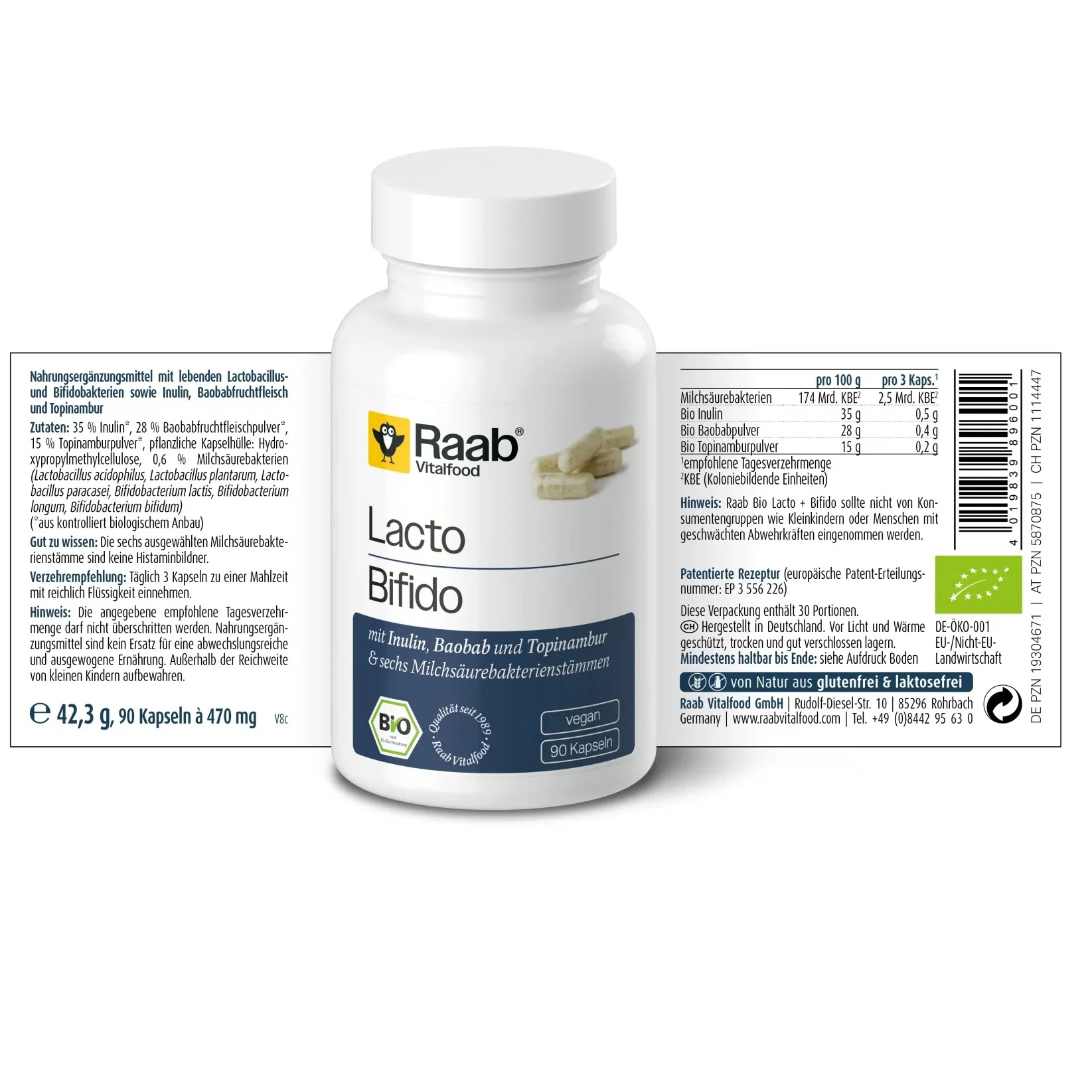 Lacto + Bifido bio (90 Kapseln) - Image 2