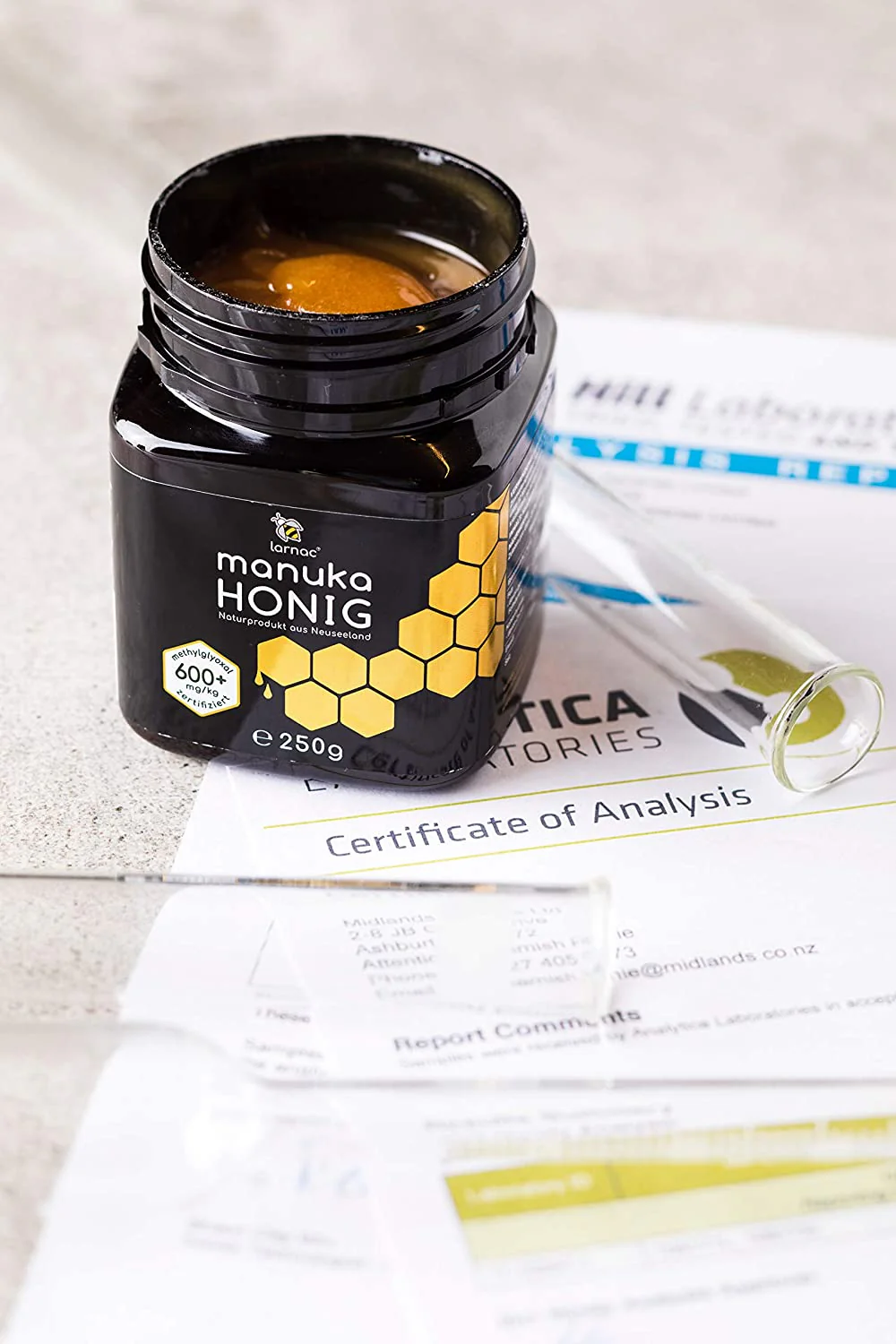 Larnac Manuka Honig MGO 600+ (250g) - Image 5