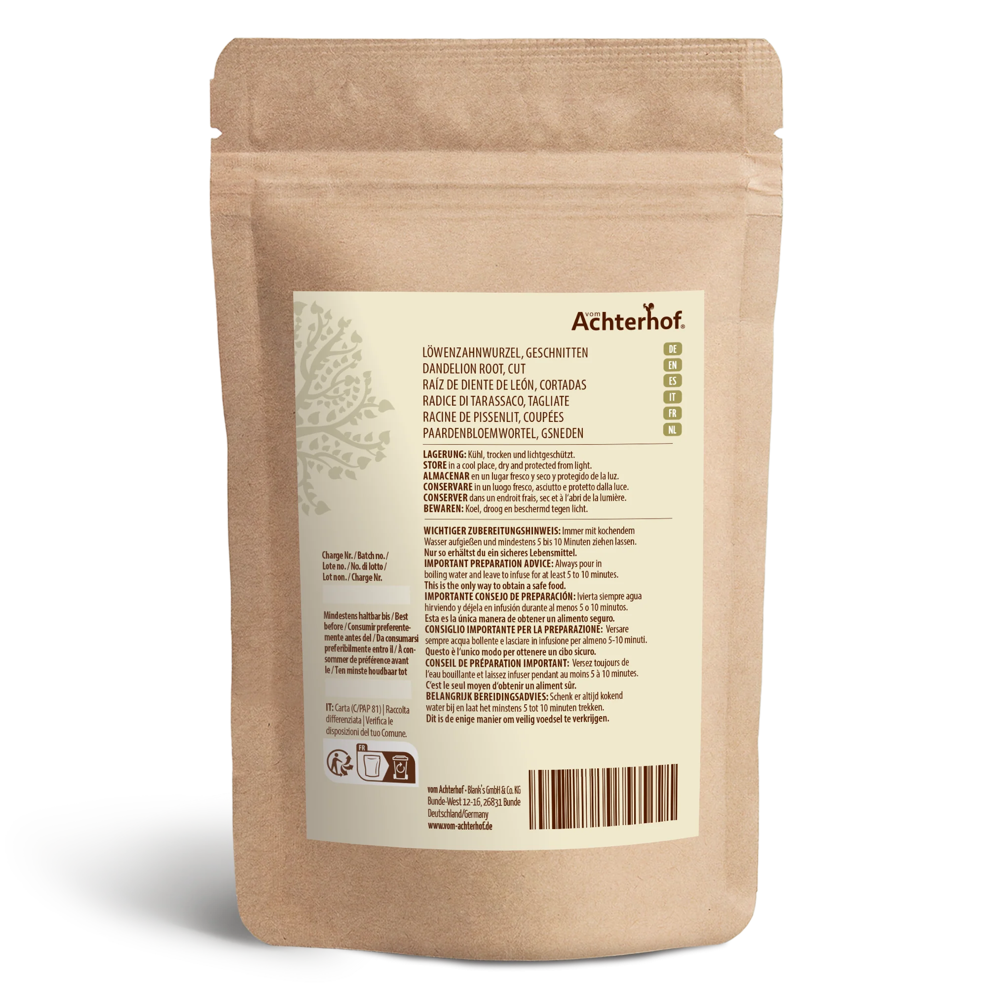 Löwenzahnwurzel geschnitten (250g) - Image 2
