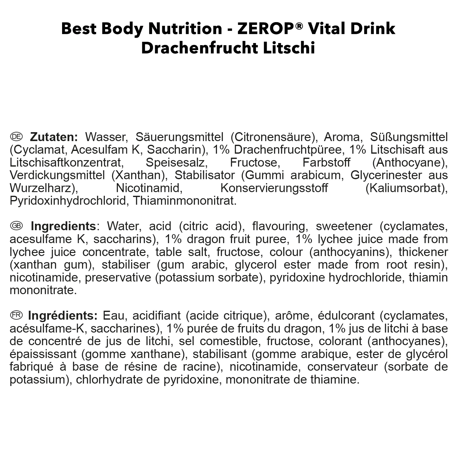 Vital Drink Zerop (1000ml) - Image 47