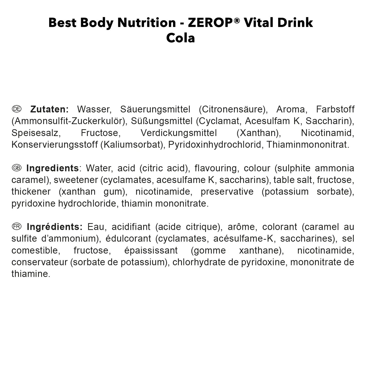 Vital Drink Zerop (1000ml) - Image 65