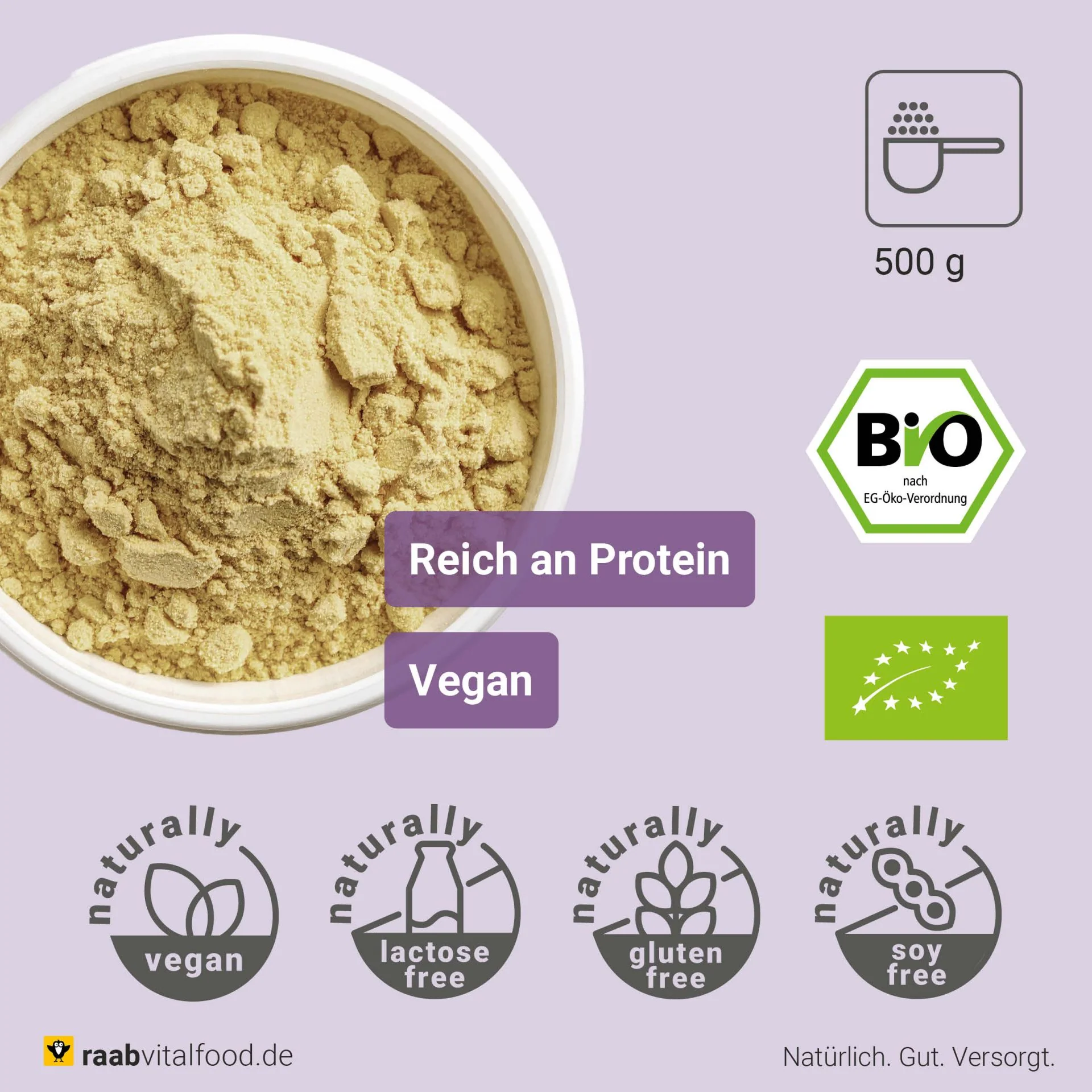 Bio Lupinen Protein Pulver (500g) - Image 4