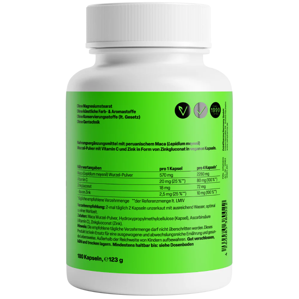 Maca Gold 570mg (180 Kapseln) - Image 2