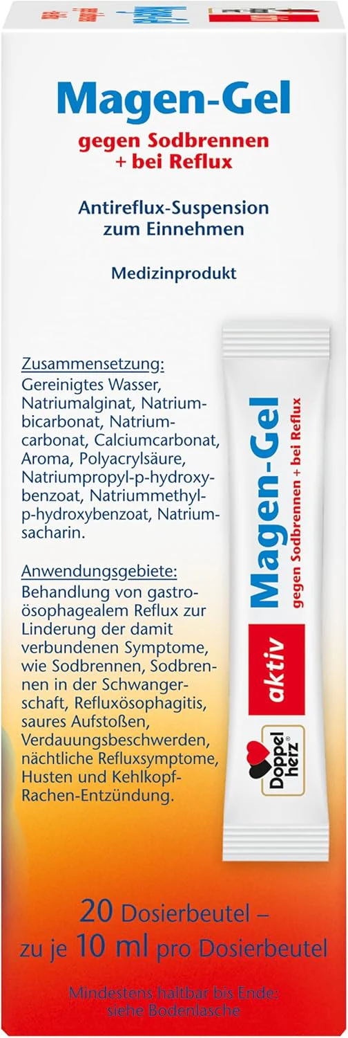 Magen-Gel gegen Sodbrennen + bei Reflux (20x10ml) - Image 4