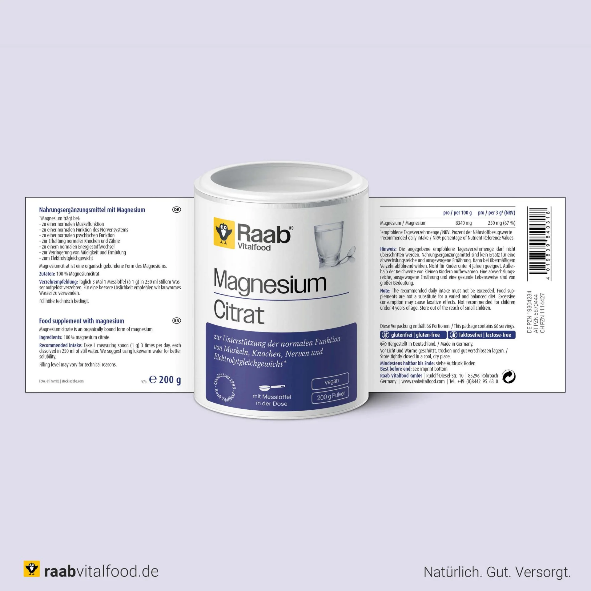 Magnesiumcitrat Pulver (200g) - Image 2