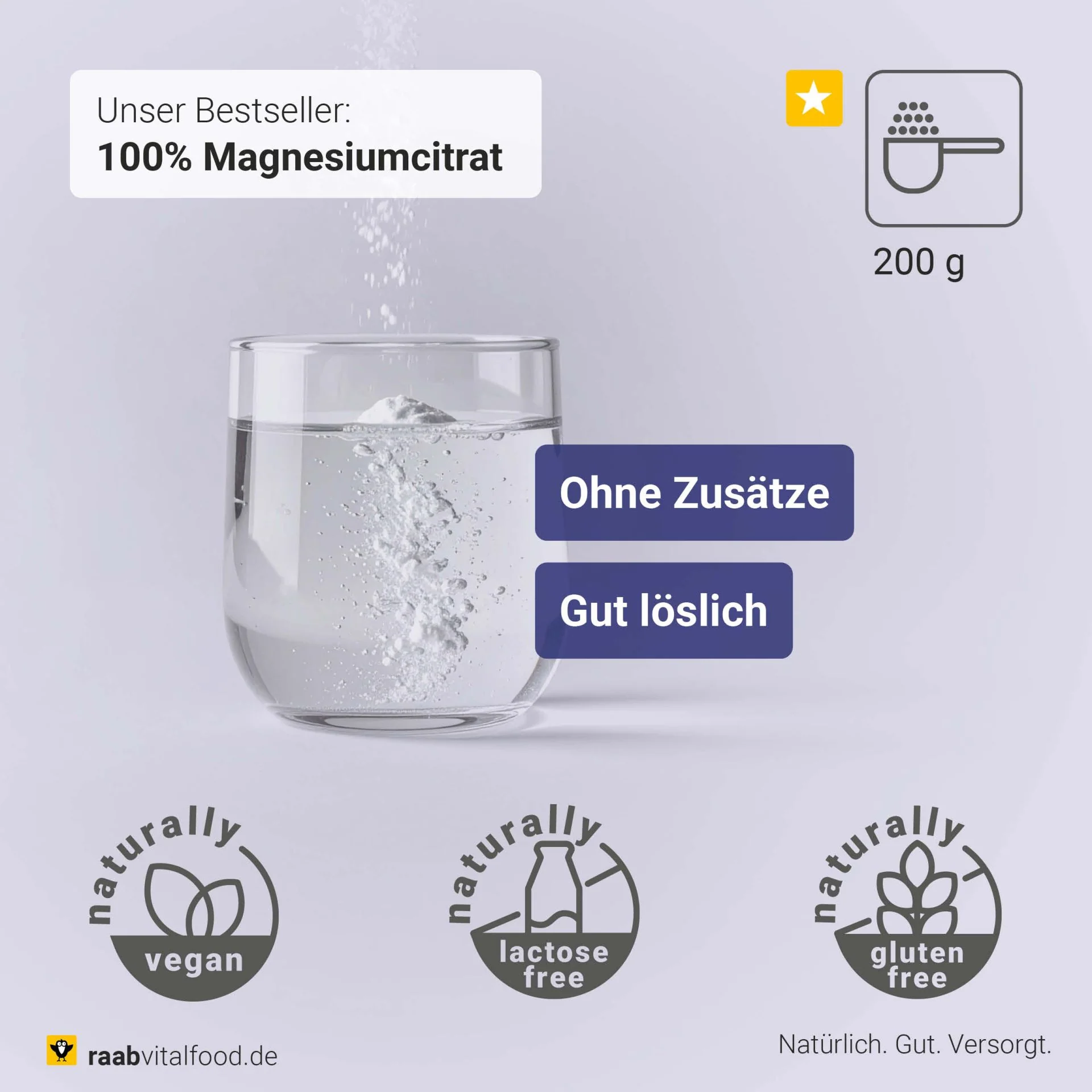 Magnesiumcitrat Pulver (200g) - Image 4