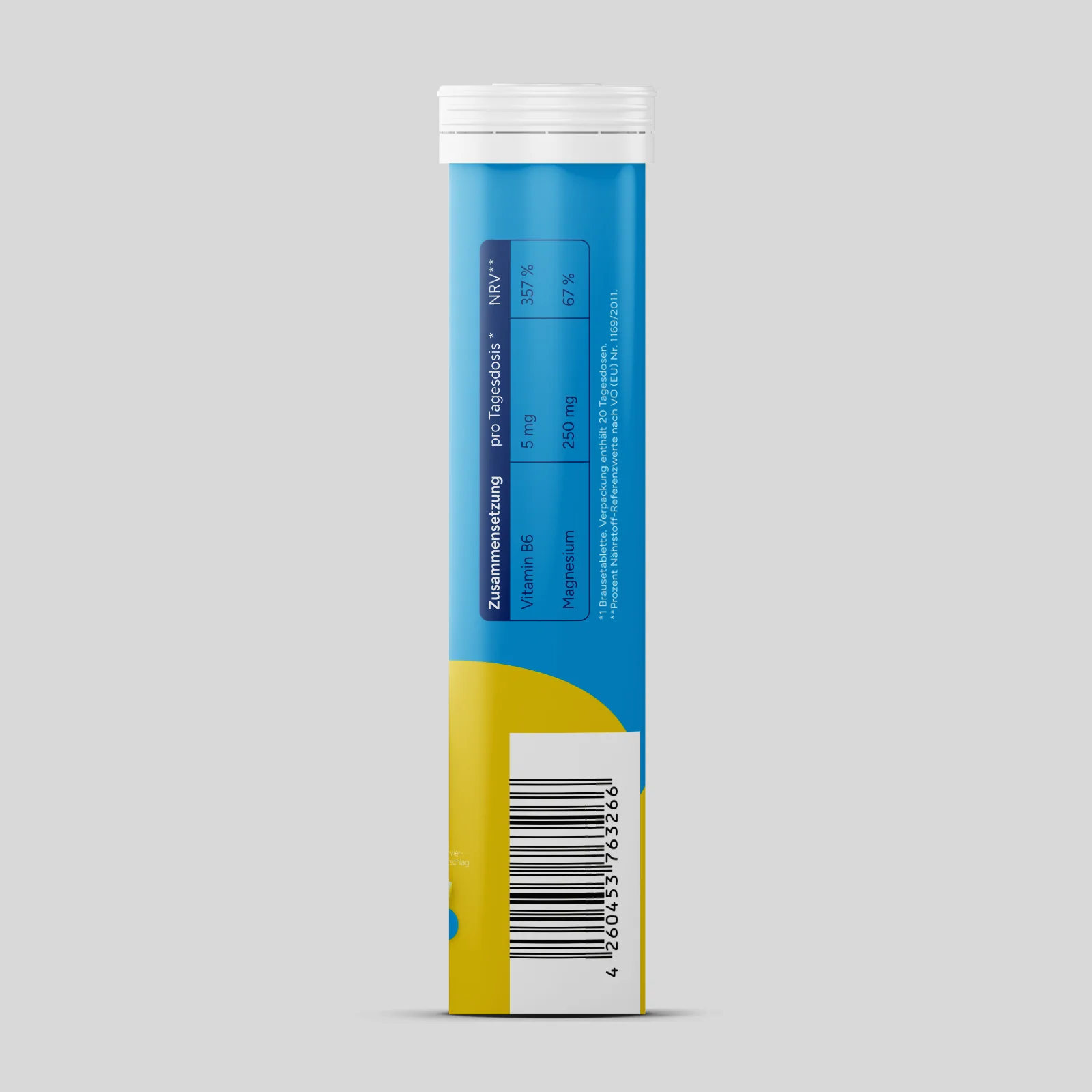 Magnesium + Vitamin B6 - Zitrone (20 Brausetabletten) - Image 6