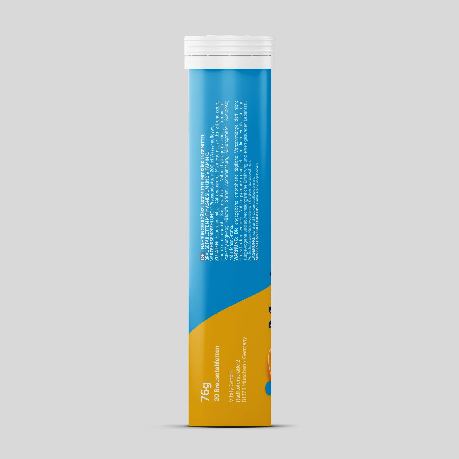 Magnesium + Vitamin C - Orange (20 Brausetabletten) - Image 5