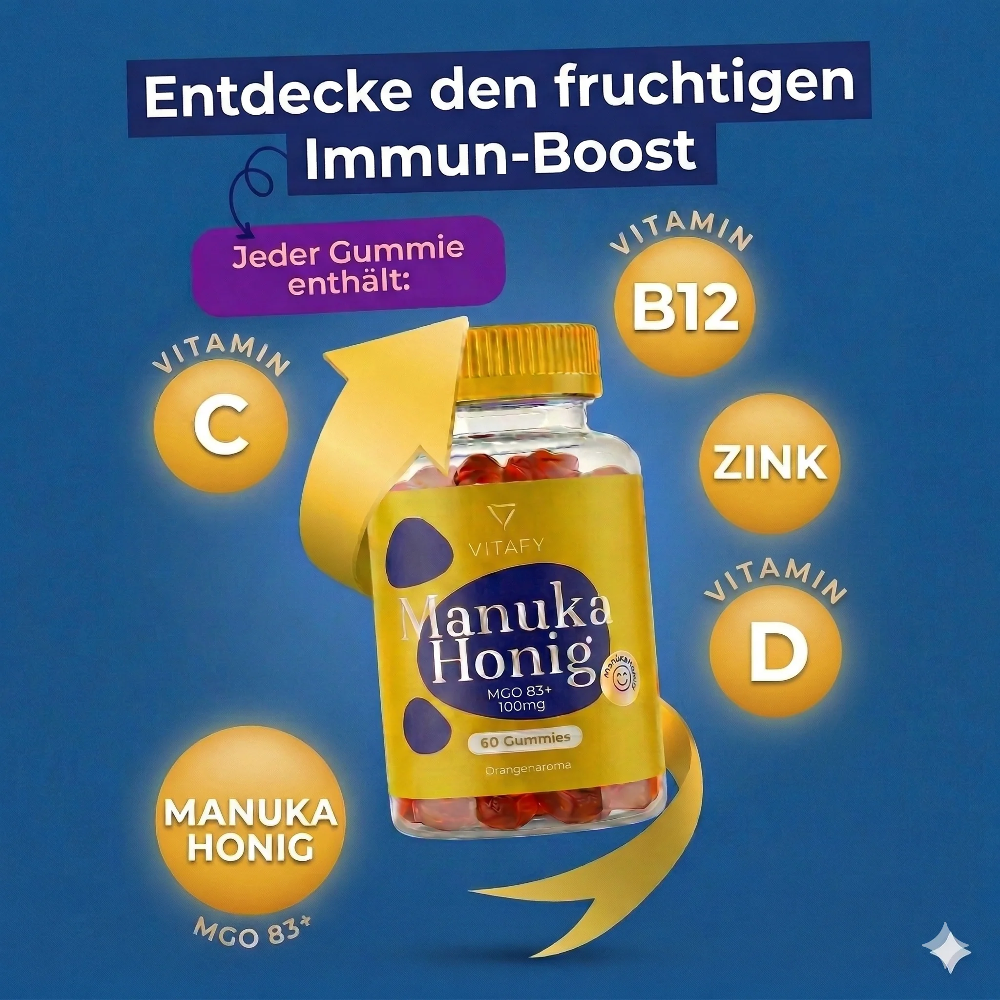 Manuka Honig (60 Gummies) - Image 3