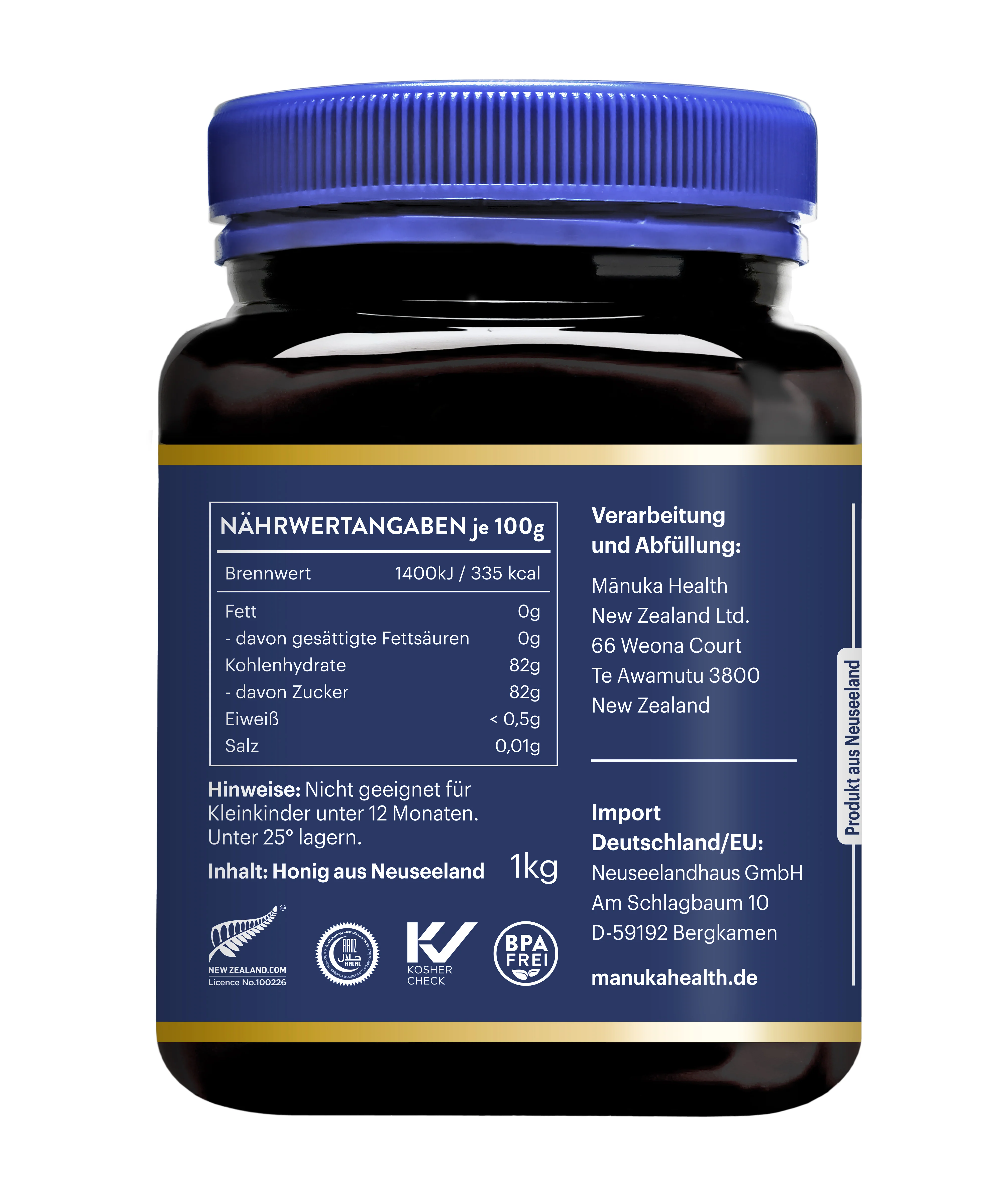 Manuka Honig MGO 250+ (1000g) - Image 2