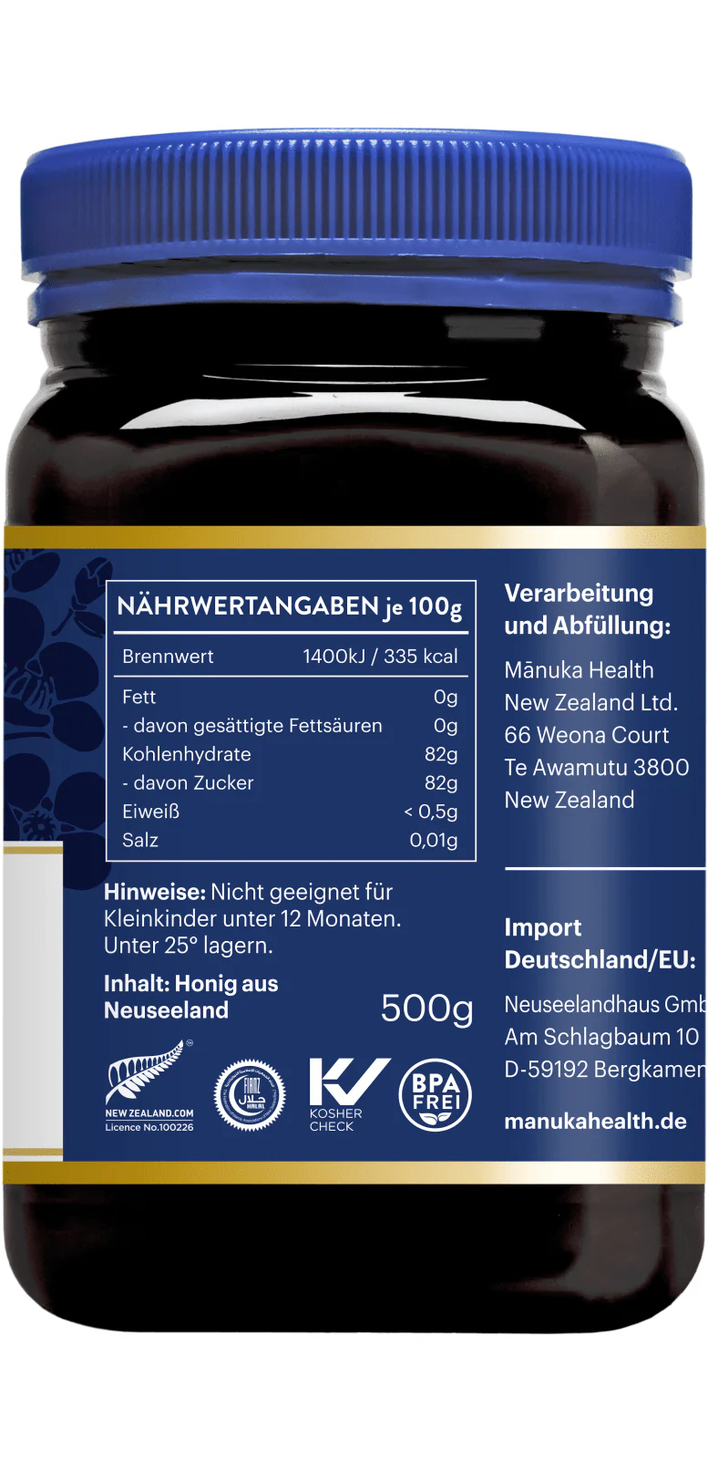 Manuka Honig MGO 550+ (500g) - Image 2