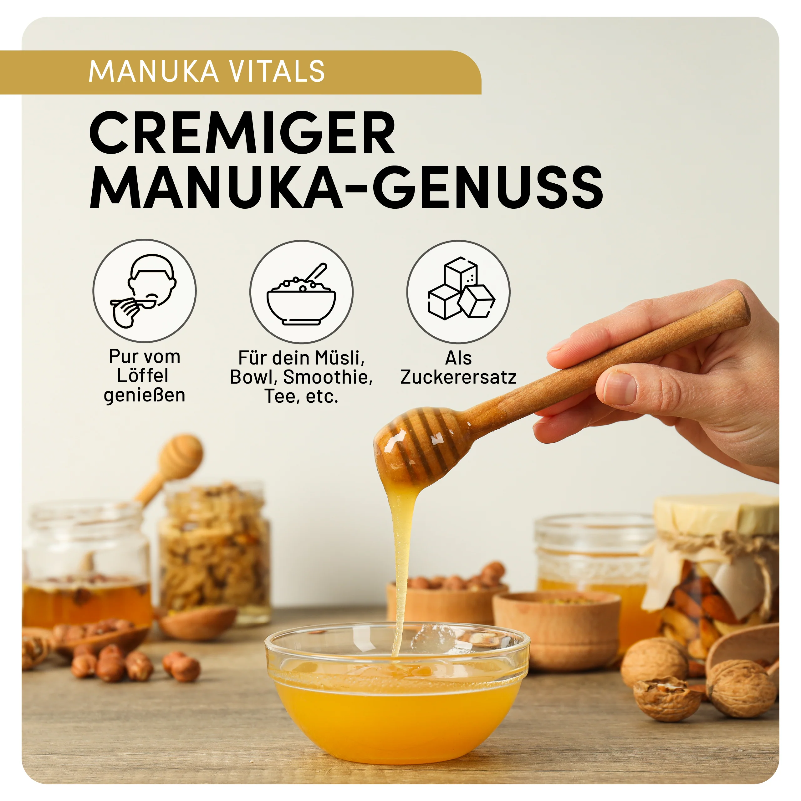 Manuka Vital Honig MGO 300+ (500g) - Image 7