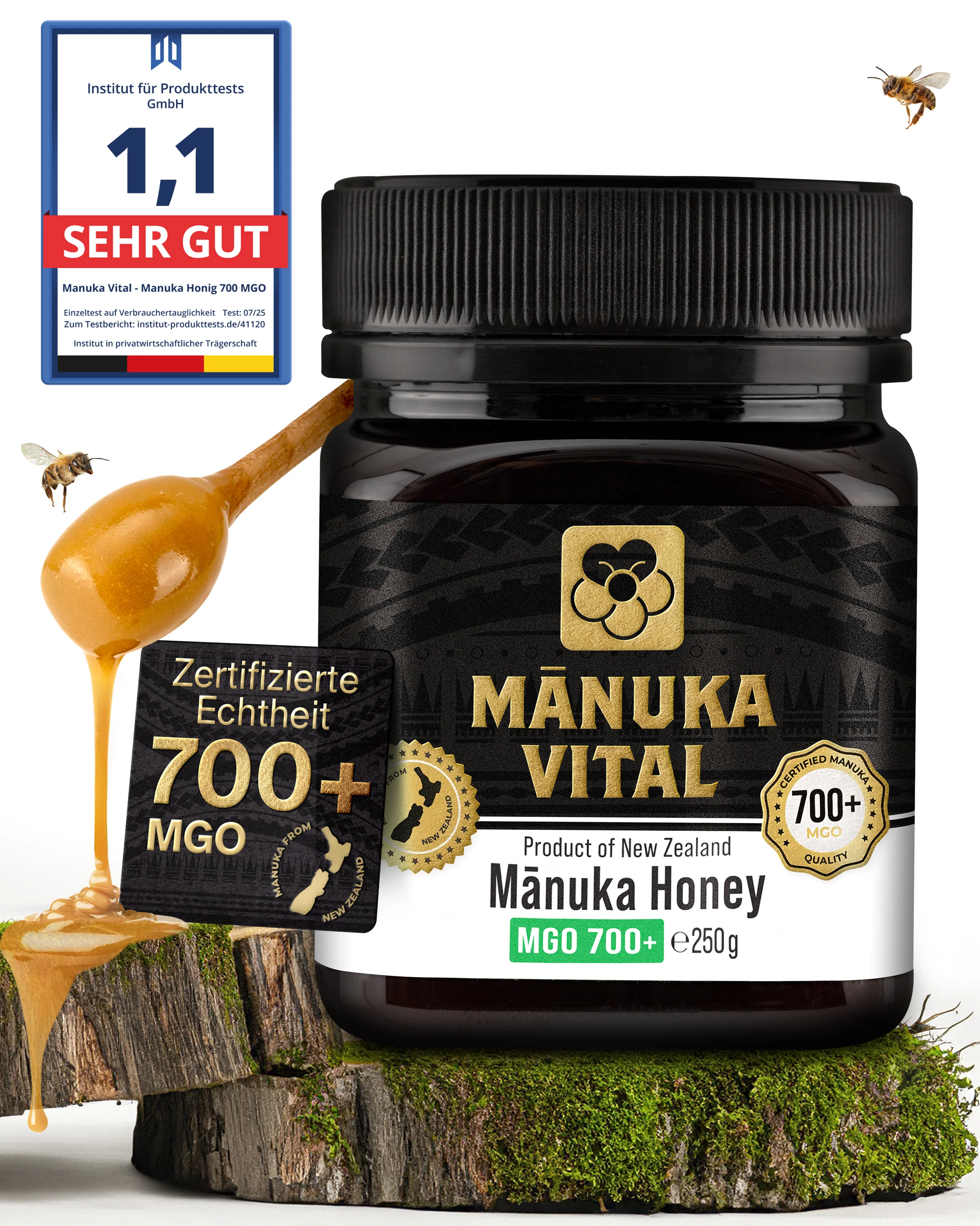 Manuka Vital Honig MGO 700+ (250g) - Image 2