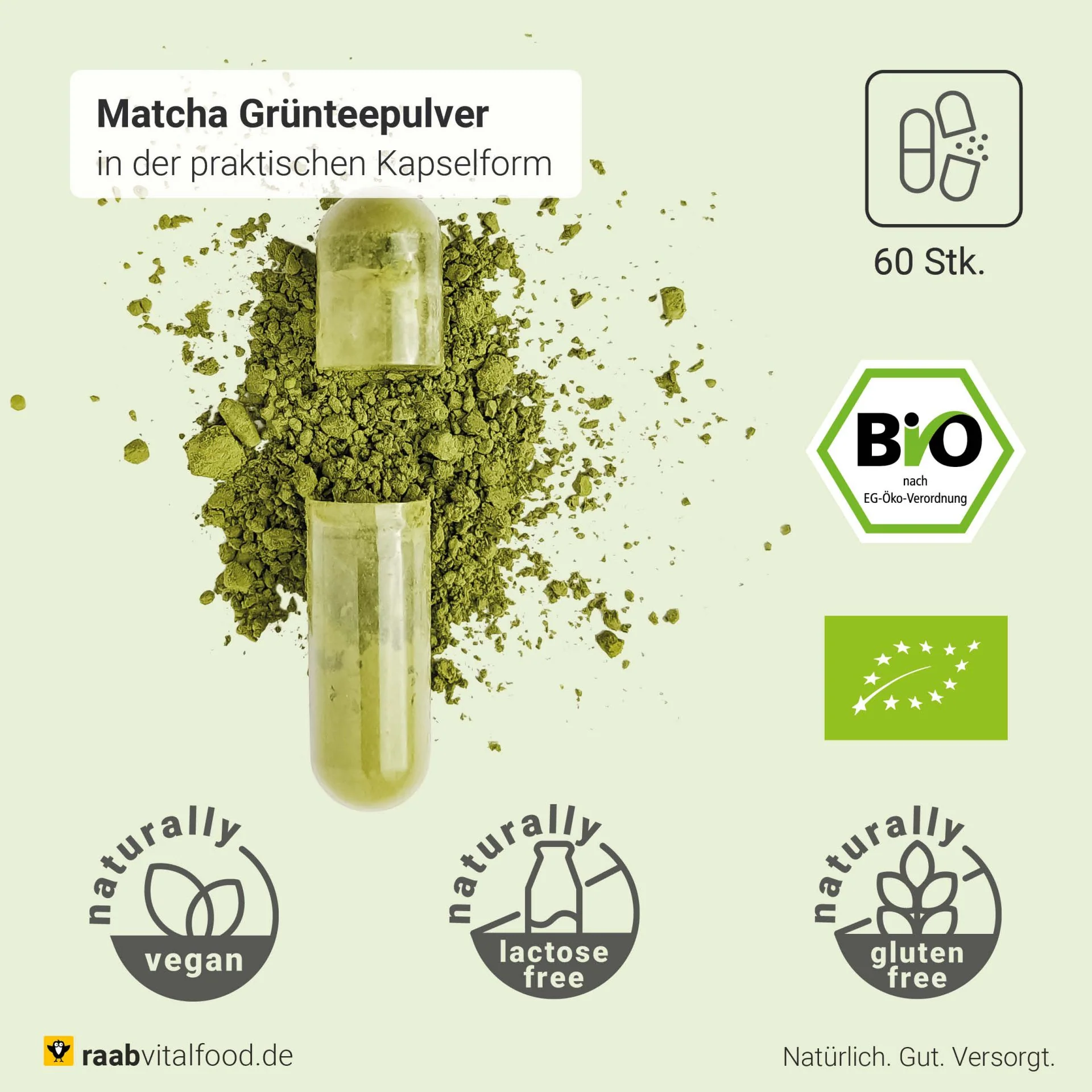Bio Matcha Grüntee (60 Kapseln) - Image 7
