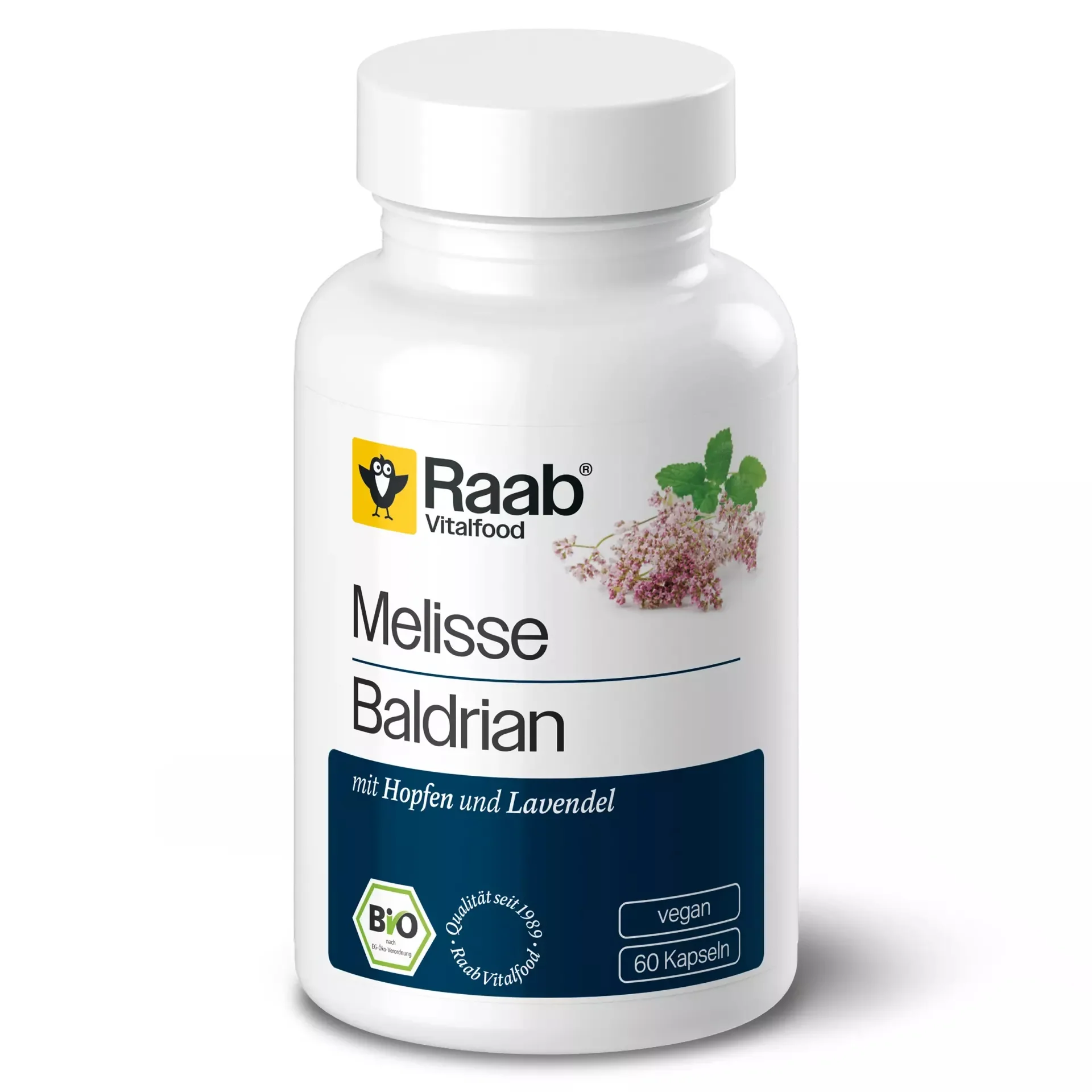 Melisse Baldrian bio (60 Kapseln)