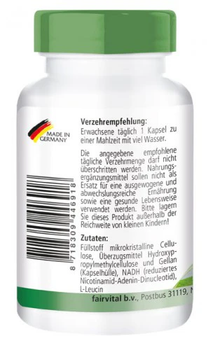 NADH 50mg (60 Kapseln) - Image 3