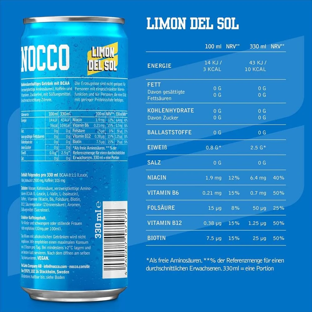 Nocco BCAA (330ml) - Image 18
