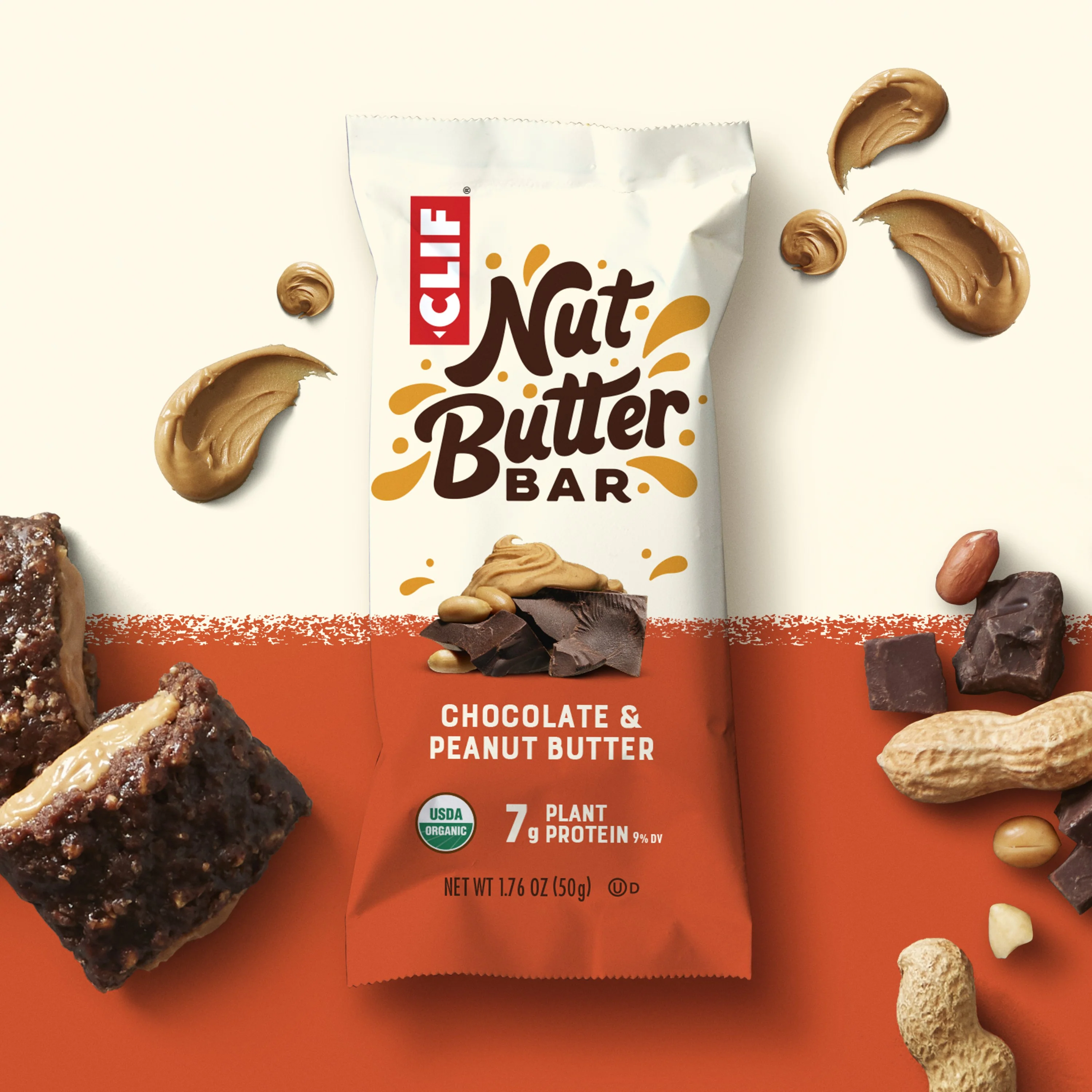 Nut Butter Filled Bar bio (12x50g) - Image 2