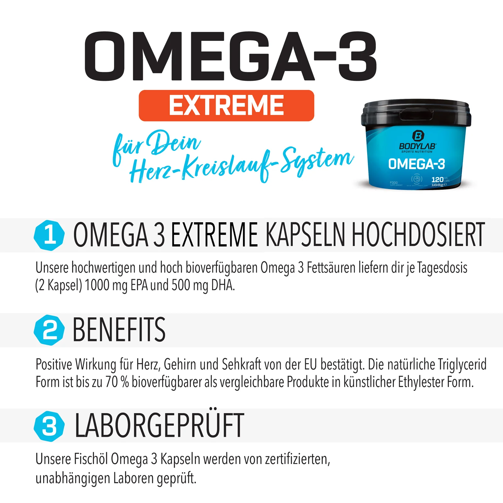 Omega-3 Extreme (2x120 Kapseln) - Image 11