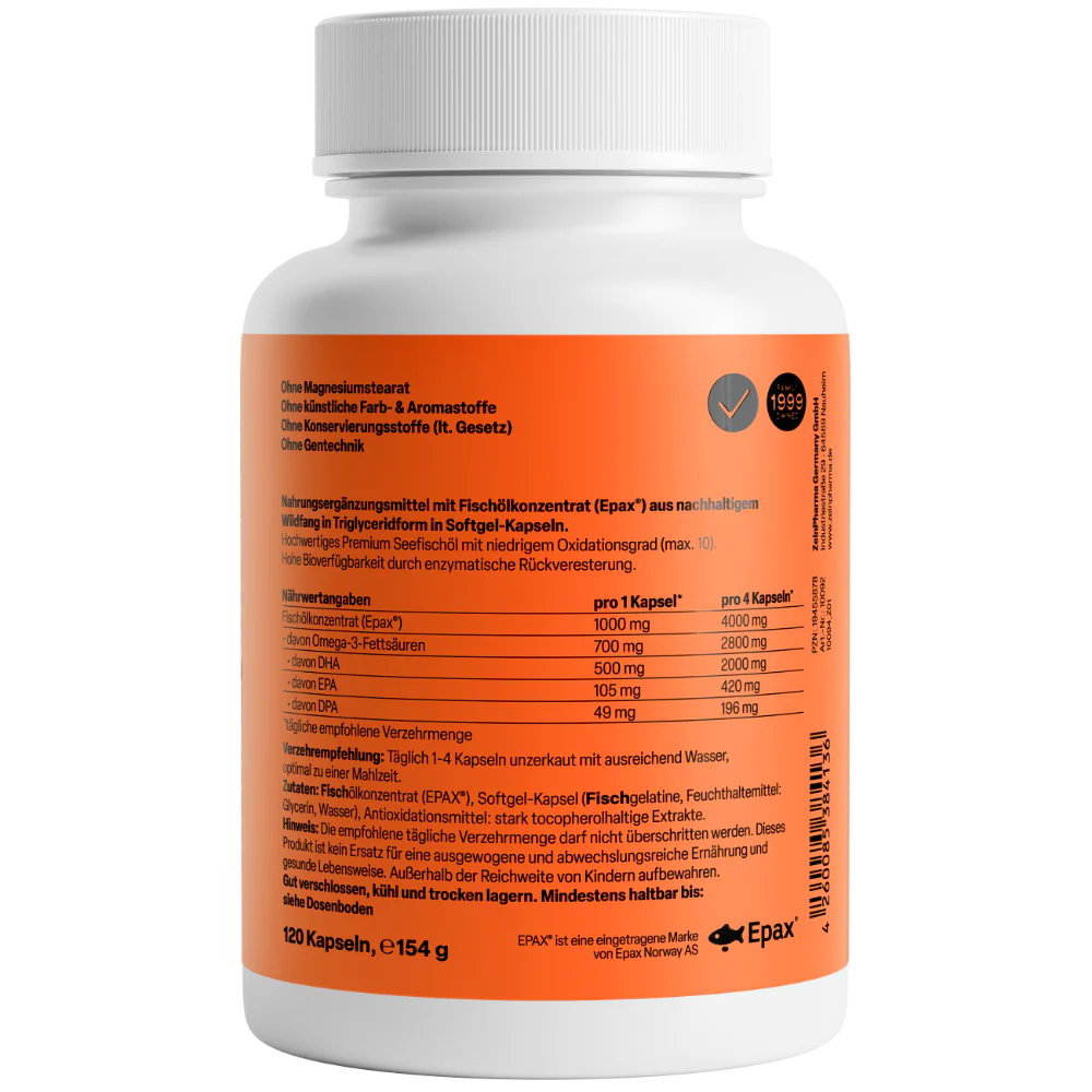 Omega 3 Gold - Brain Edition (120 Kapseln) - Image 2