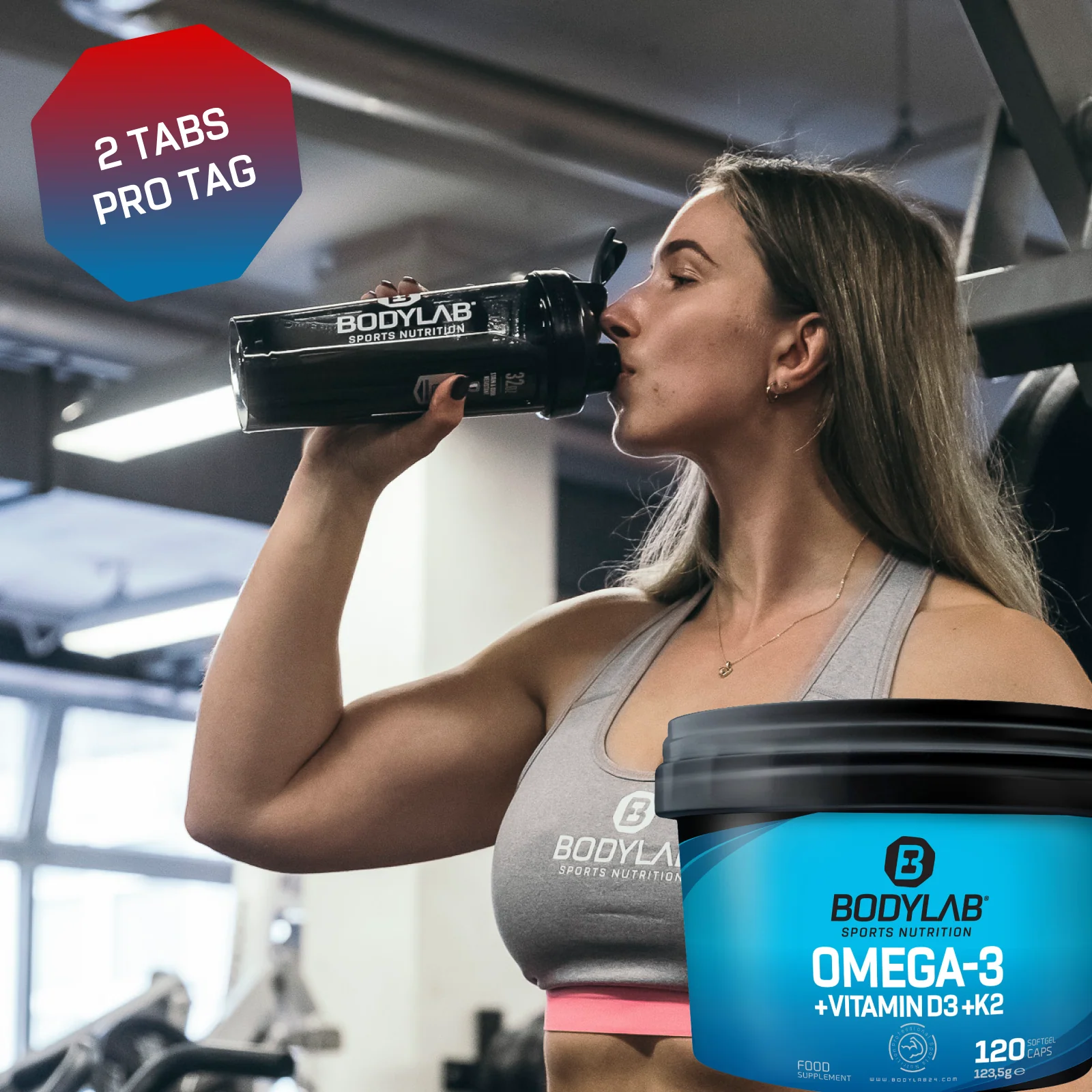 Omega-3 + Vitamin D3 + K2 Extreme (120 Kapseln) - Image 12