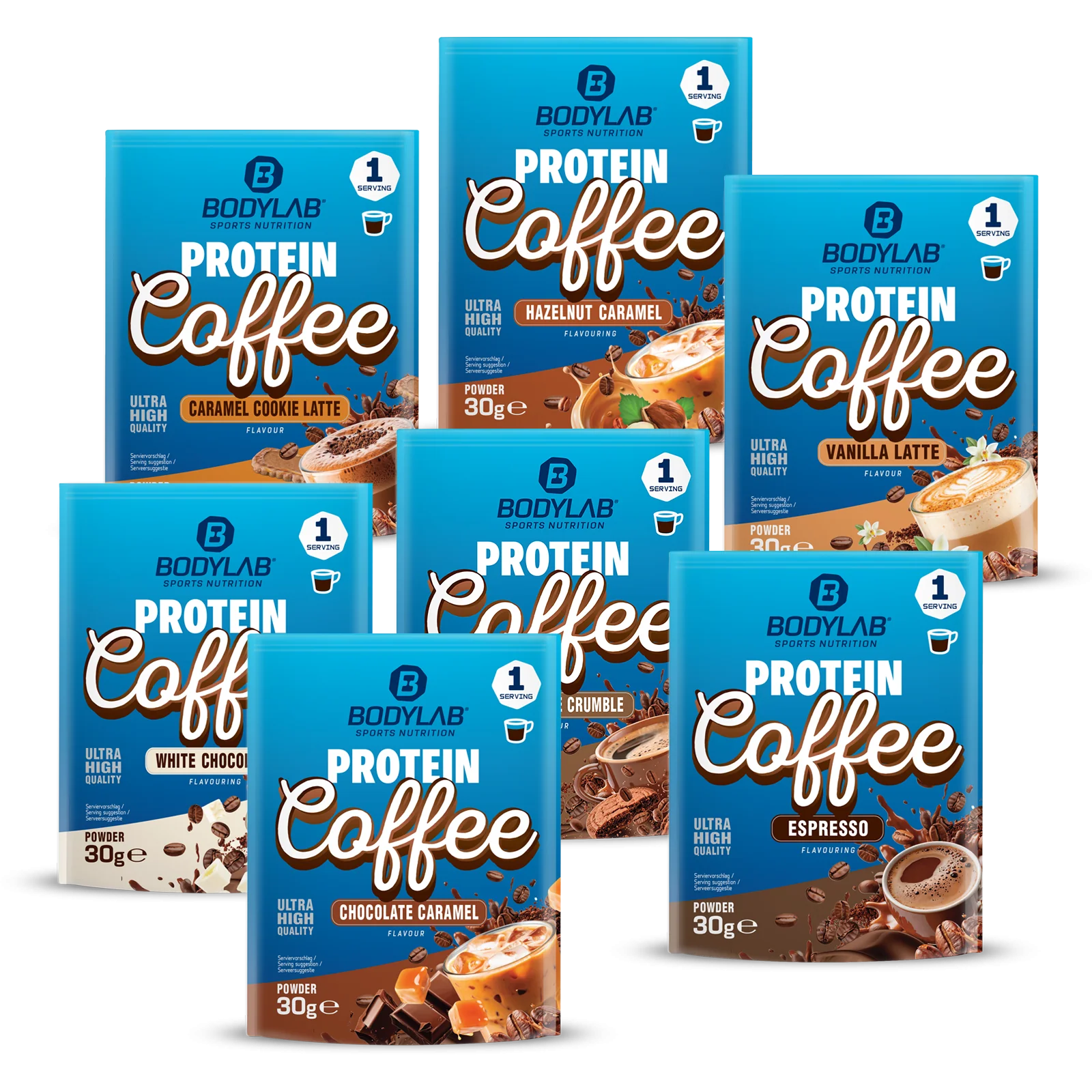 Protein Coffee Probierbox (8 Proben je 30g) - Image 3