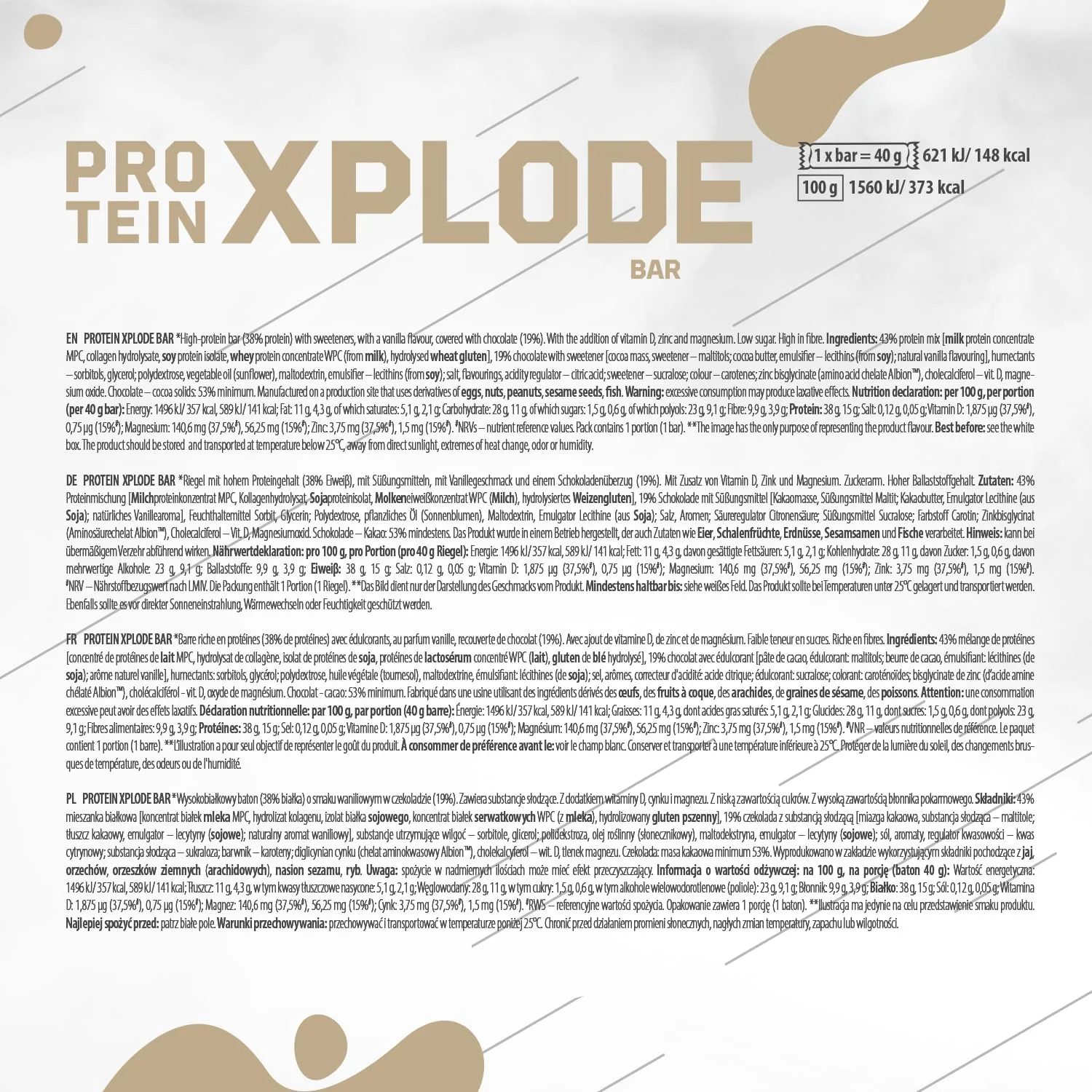 Protein Xplode Bar (25x40g) - Image 5