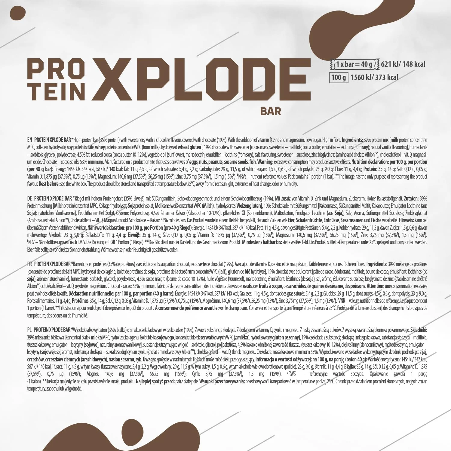 Protein Xplode Bar (25x40g) - Image 6