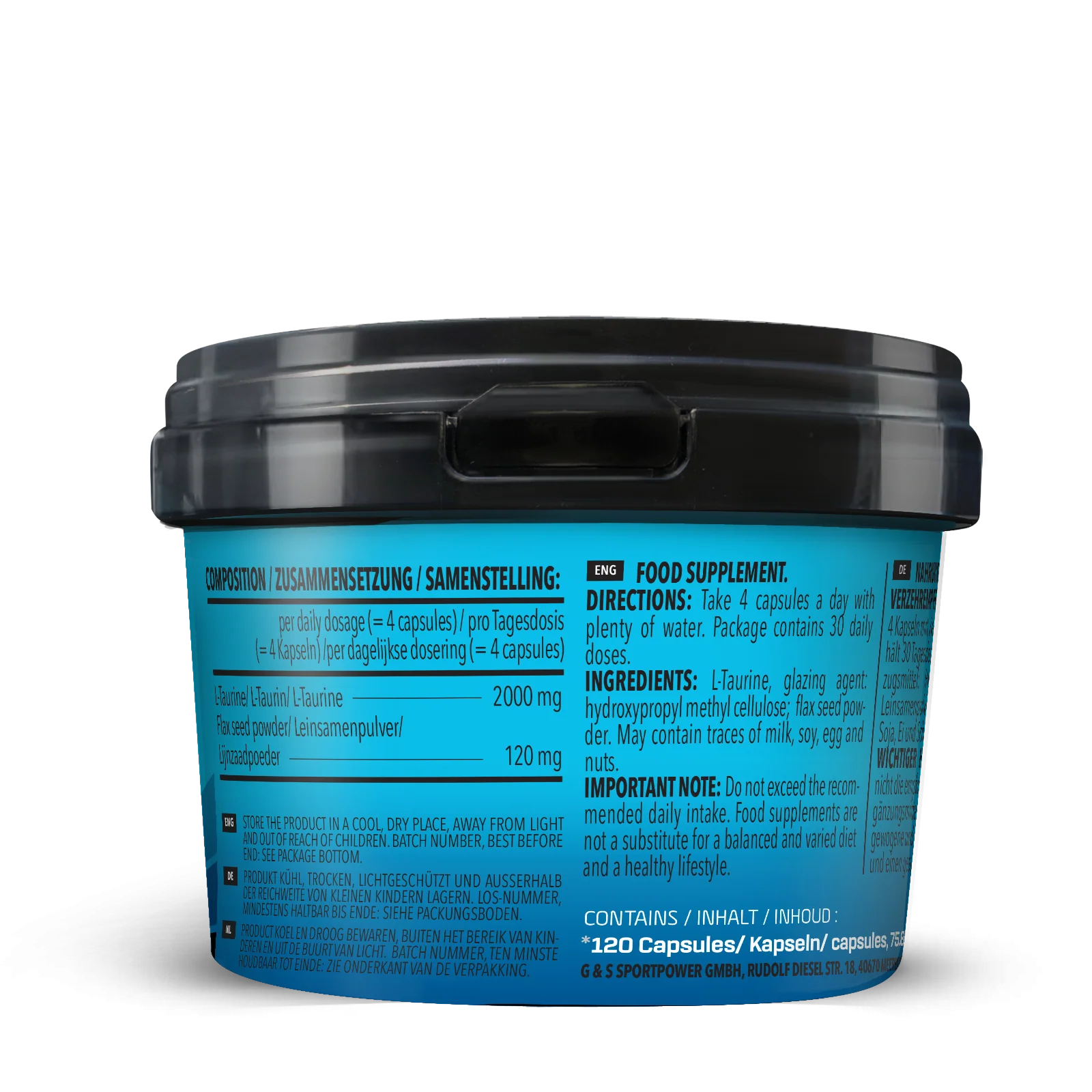 Taurine (120 Kapseln) - Image 2