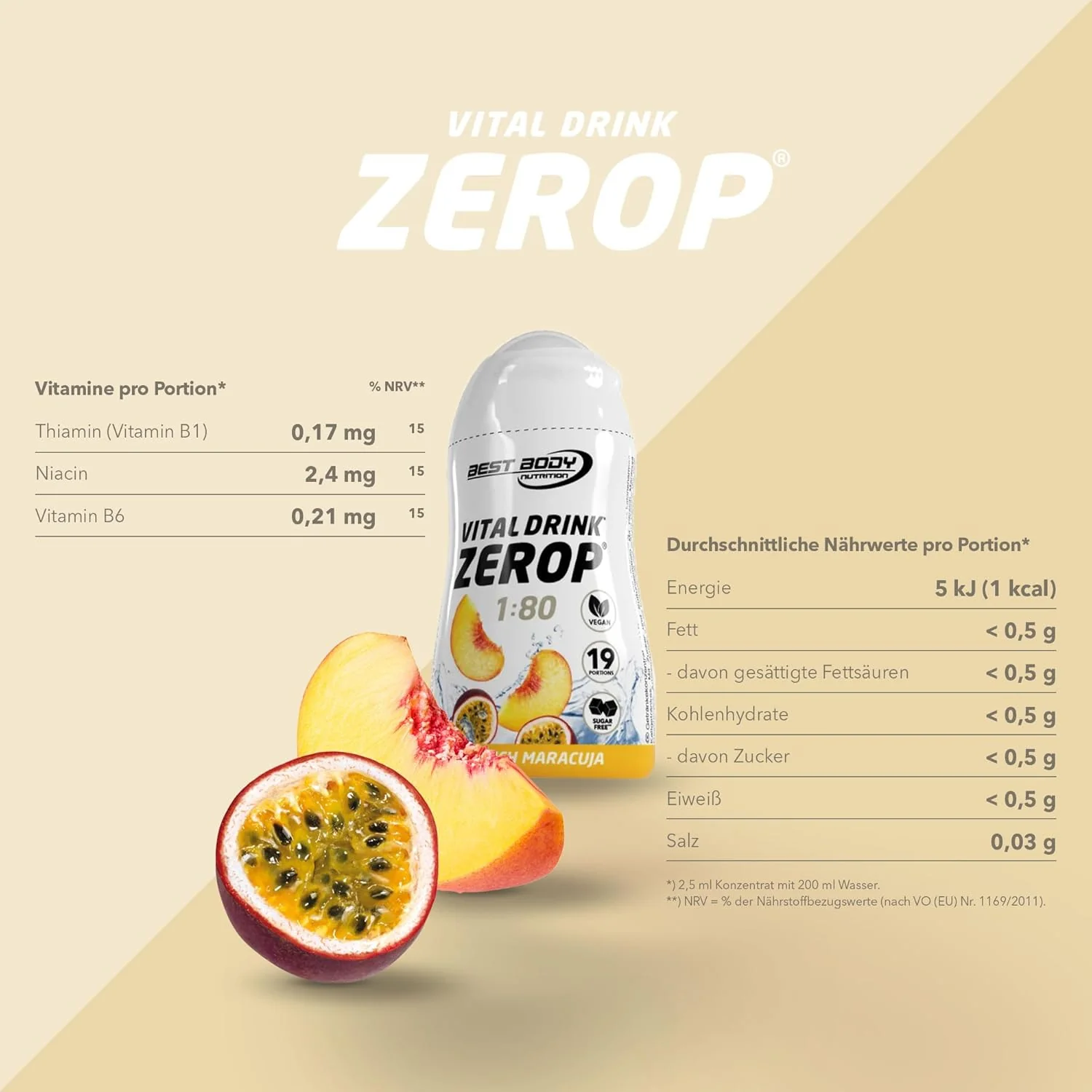 Vital Drink Zerop Mix Tray (6x48ml) - Image 2