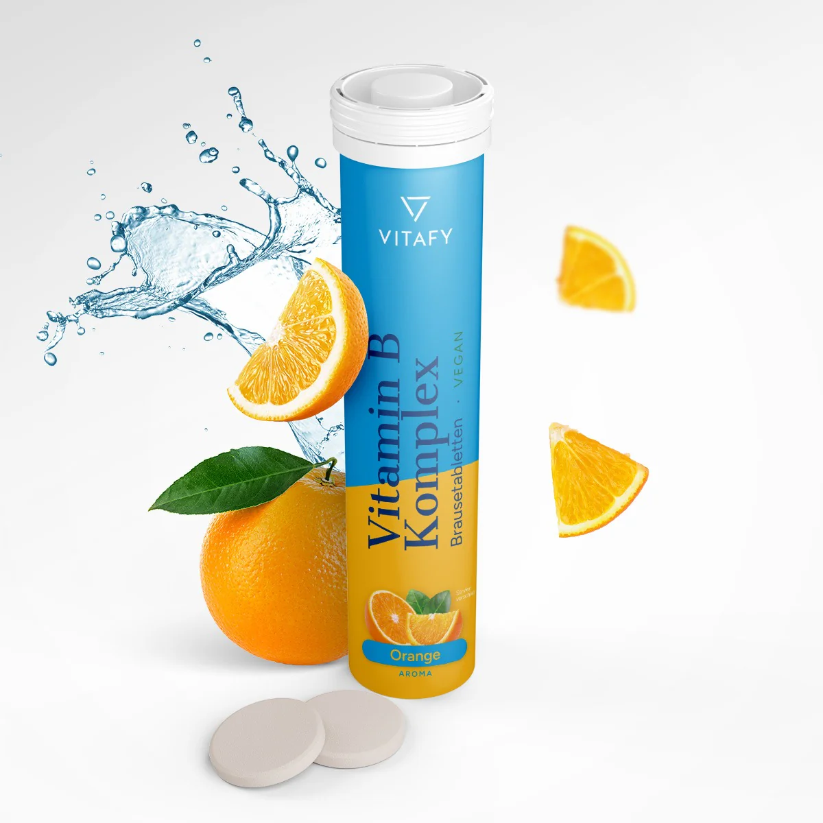 Vitamin B Komplex - Orange (20 Brausetabletten) - 6er Pack - Image 4