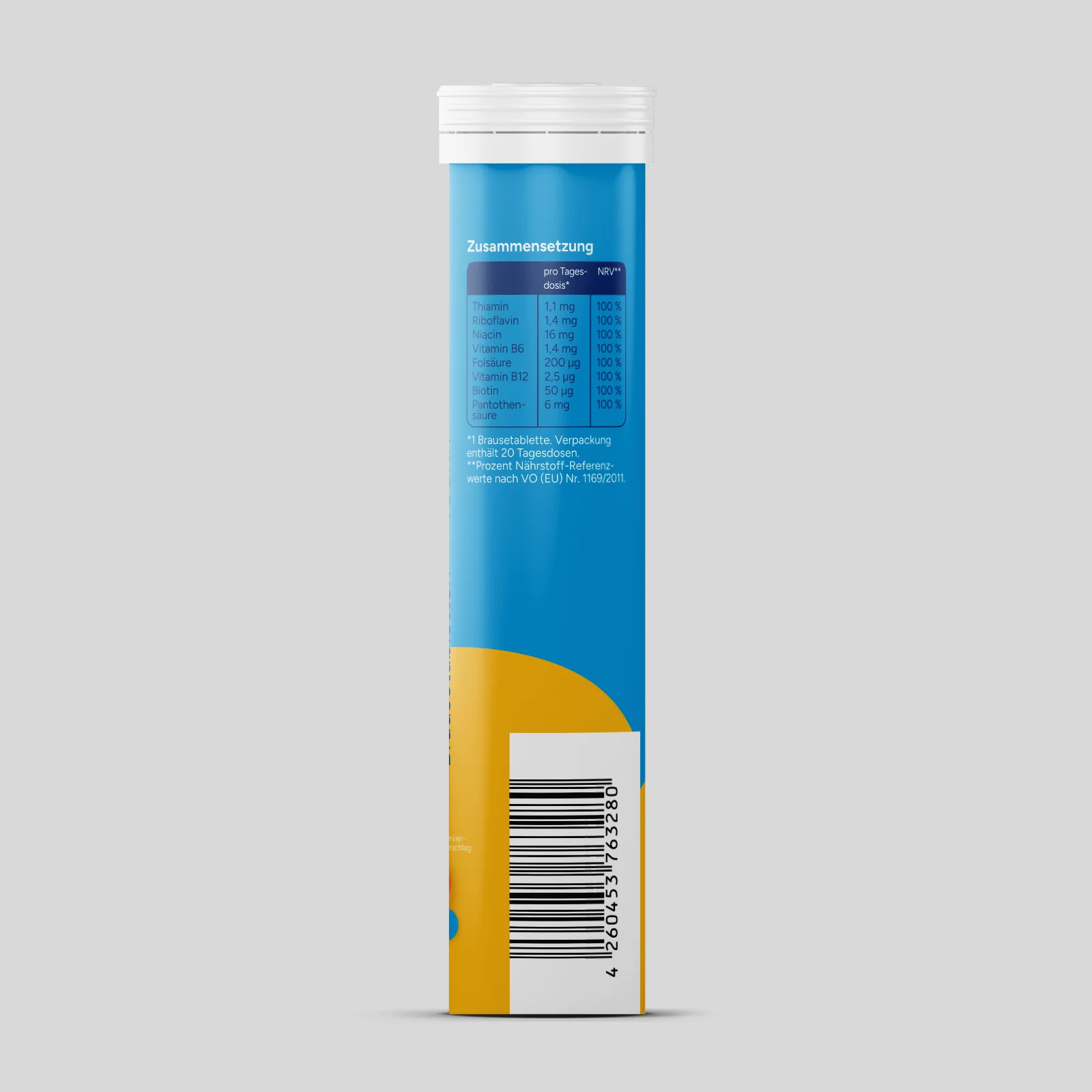 Vitamin B Komplex - Orange (20 Brausetabletten) - 6er Pack - Image 7