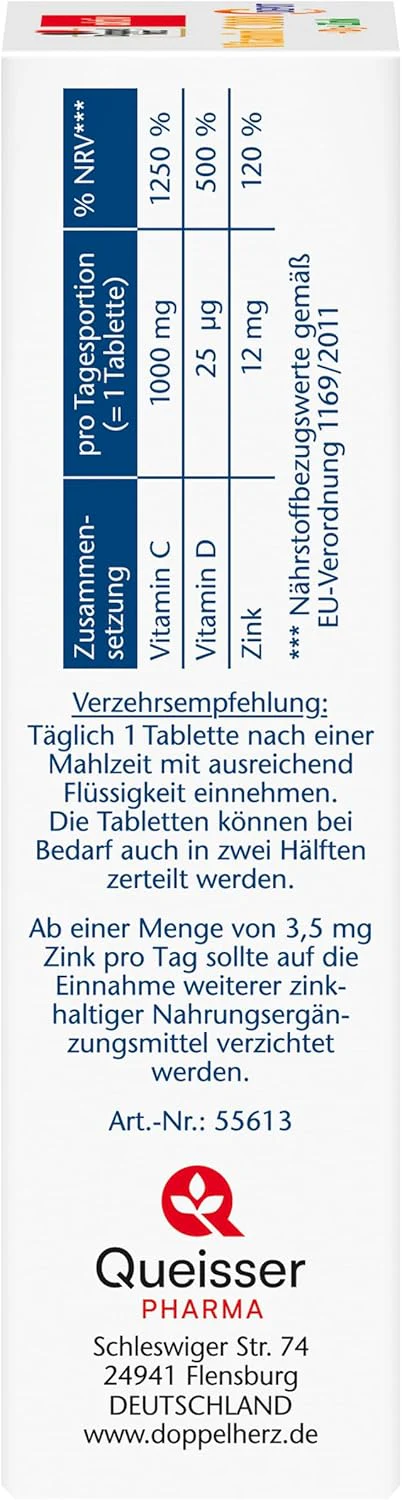 Vitamin C 1000 + D3 + Zink Depot (30 Tabletten) - Image 4