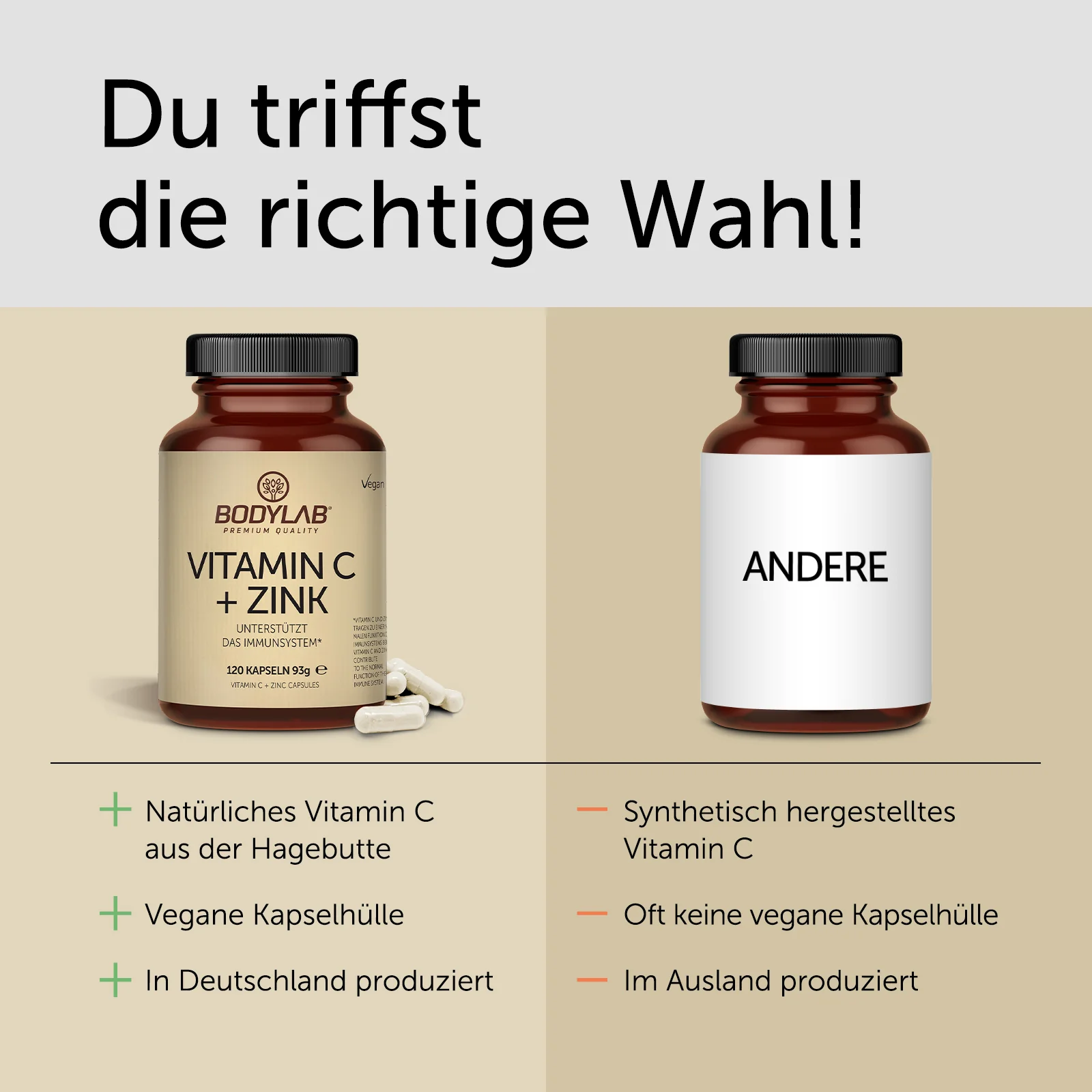 Vitamin C + Zink (120 Kapseln) - Image 3
