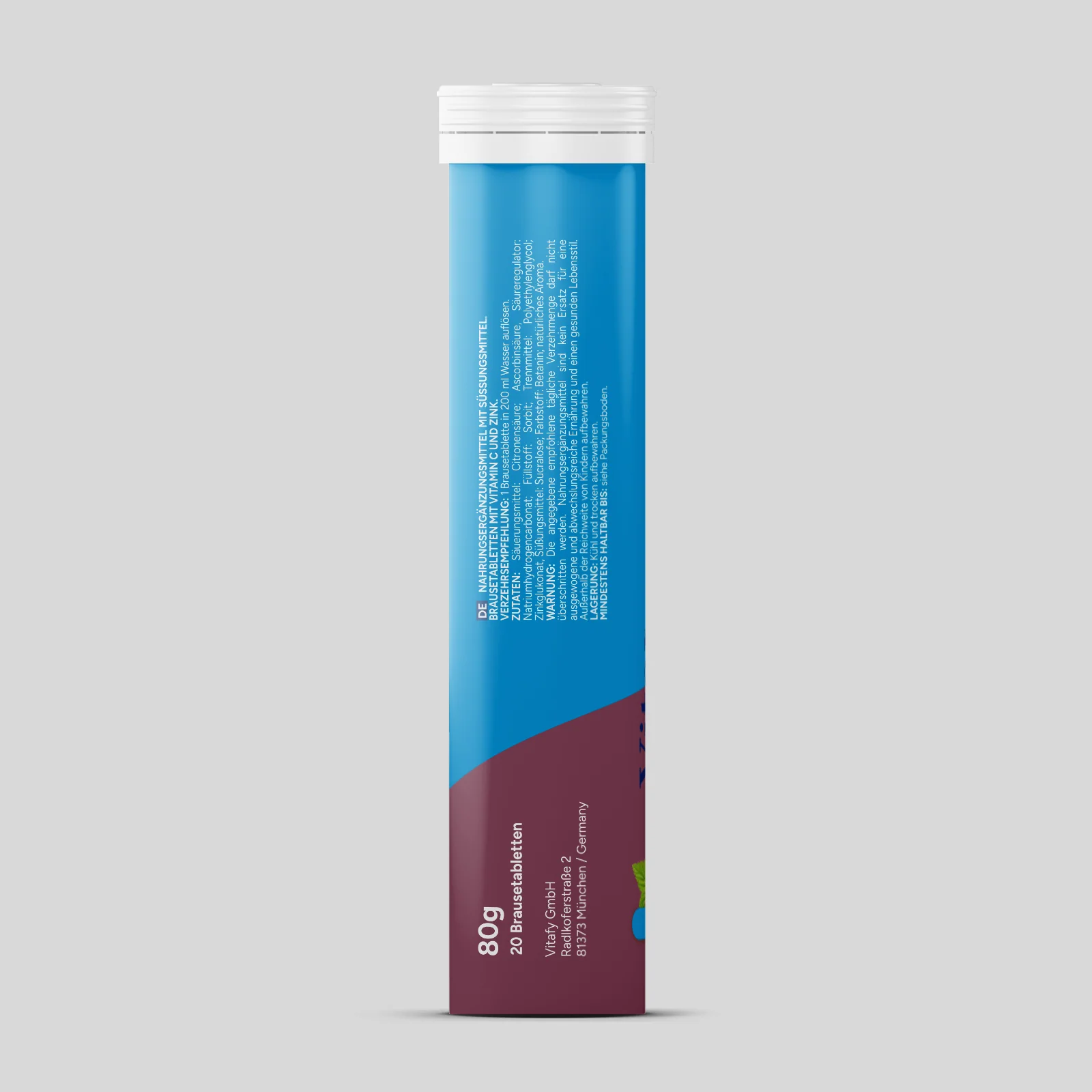 Vitamin C + Zink - Cassis (20 Brausetabletten) - 6er Pack - Image 5