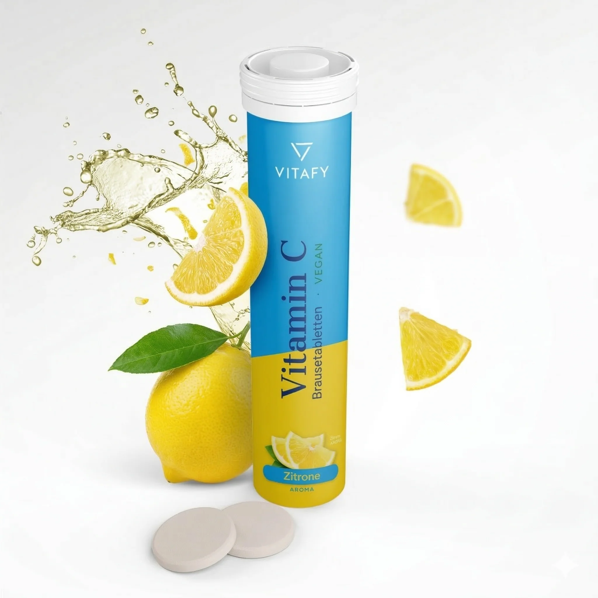 Vitamin C - Zitrone (20 Brausetabletten) - 6er Pack - Image 4