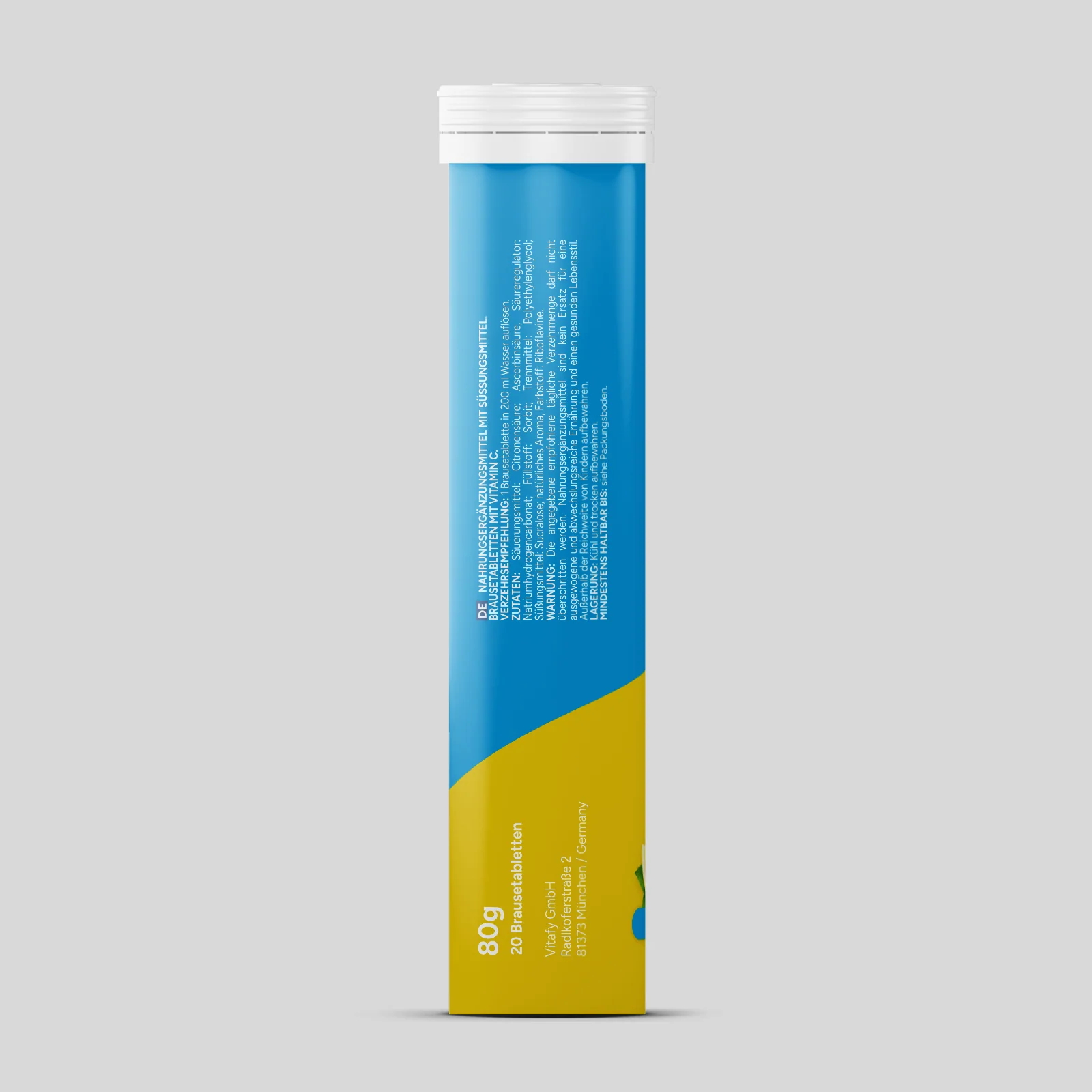 Vitamin C - Zitrone (20 Brausetabletten) - 6er Pack - Image 6