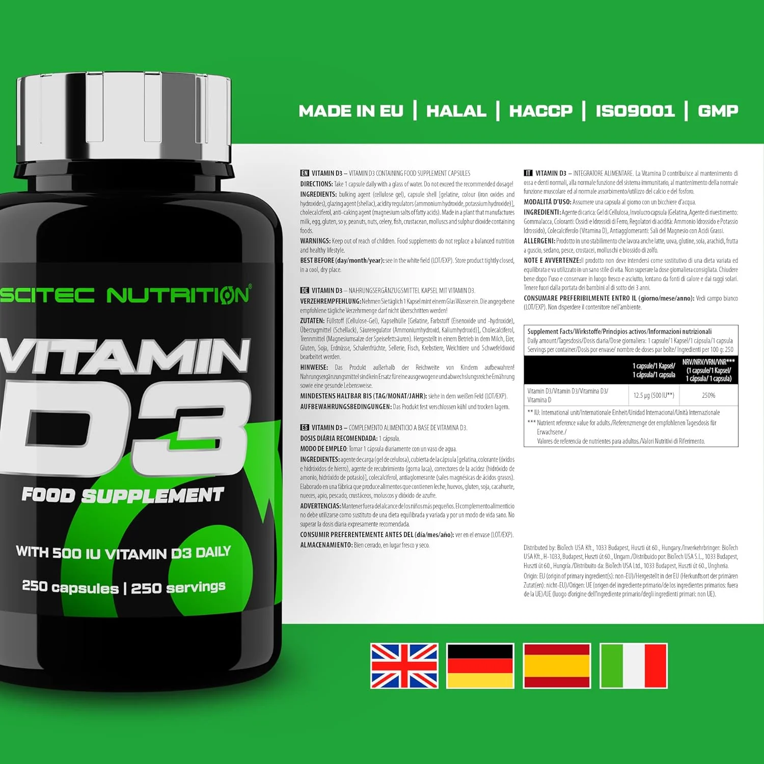 Vitamin D3 (250 Kapseln) - Image 5