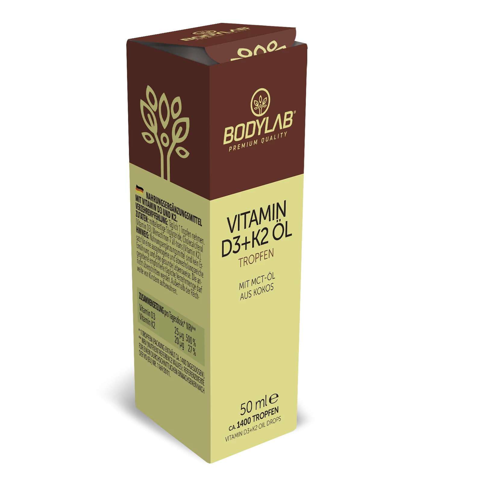 Vitamin D3 + K2 Öl Tropfen (50ml)